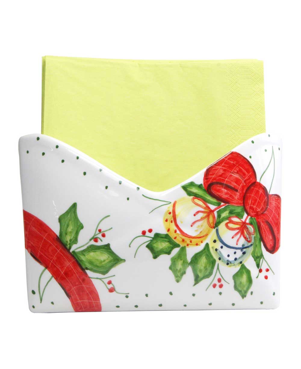Holiday Motif Napkin Holder, Made in Italy、mySite、topwebapps