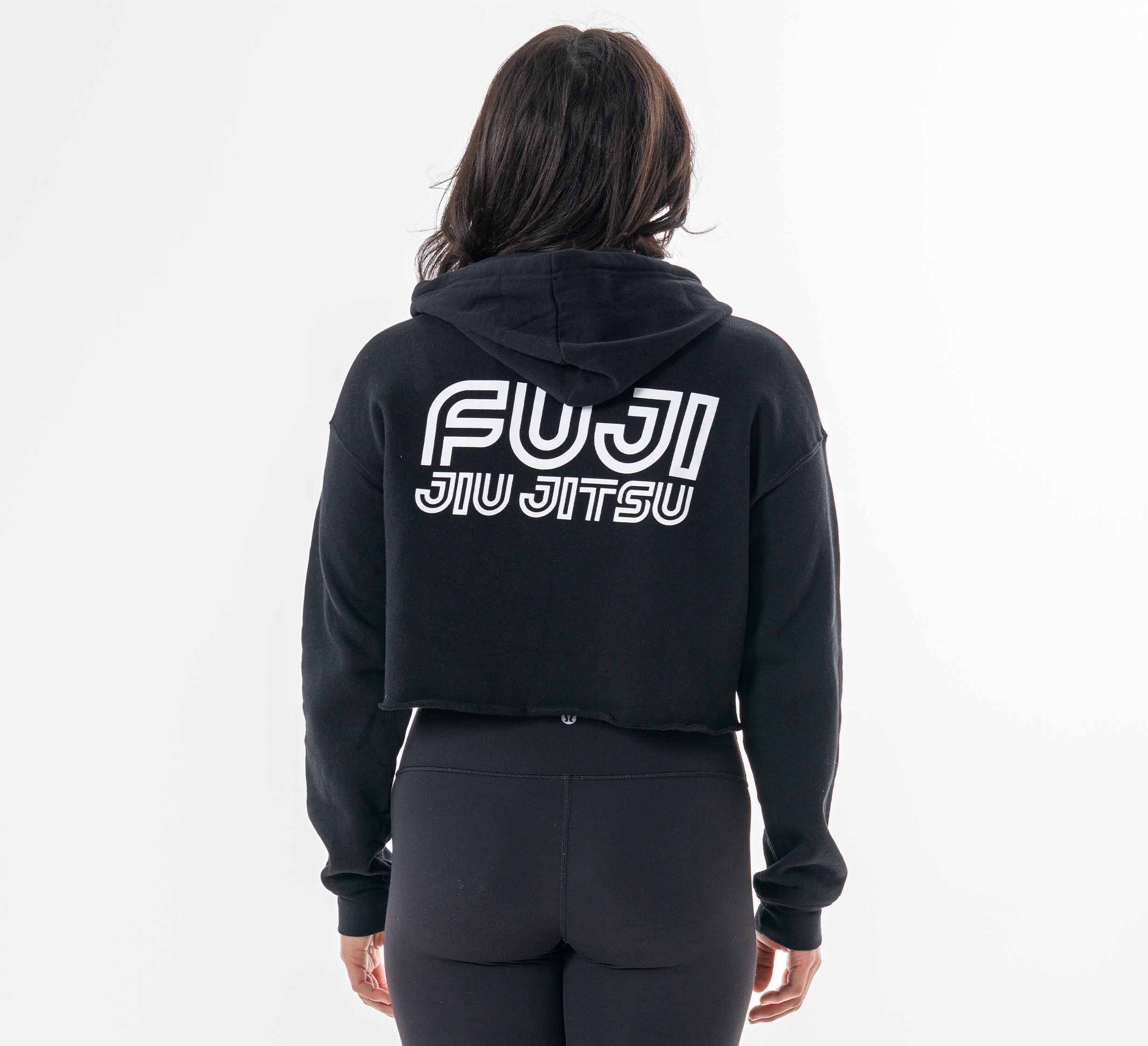 Womens Jiu Jitsu Rally Crop Hoodie Black、mySite、gigharbornorthrealestate