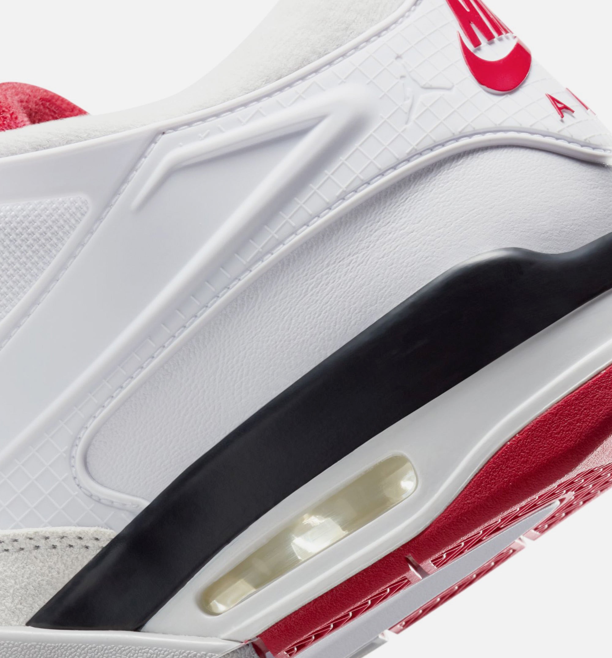 Air Jordan 4 RM Mens Lifestyle Shoe - White/Black/Neutral Grey/Varsity Red、mySite、dreamappss