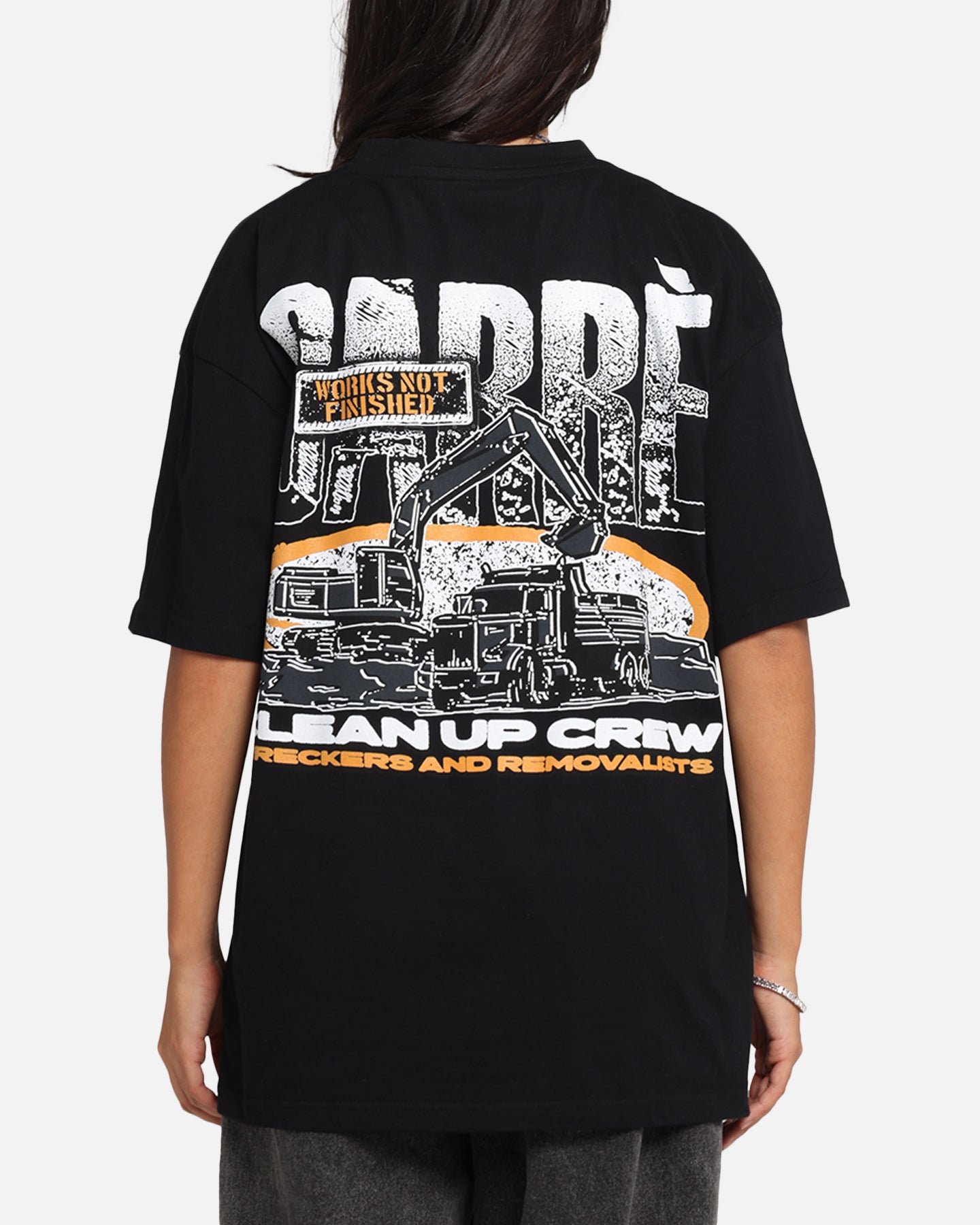 Carre Clean Up Crew T-Shirt Black、mySite、zt4zffjzw
