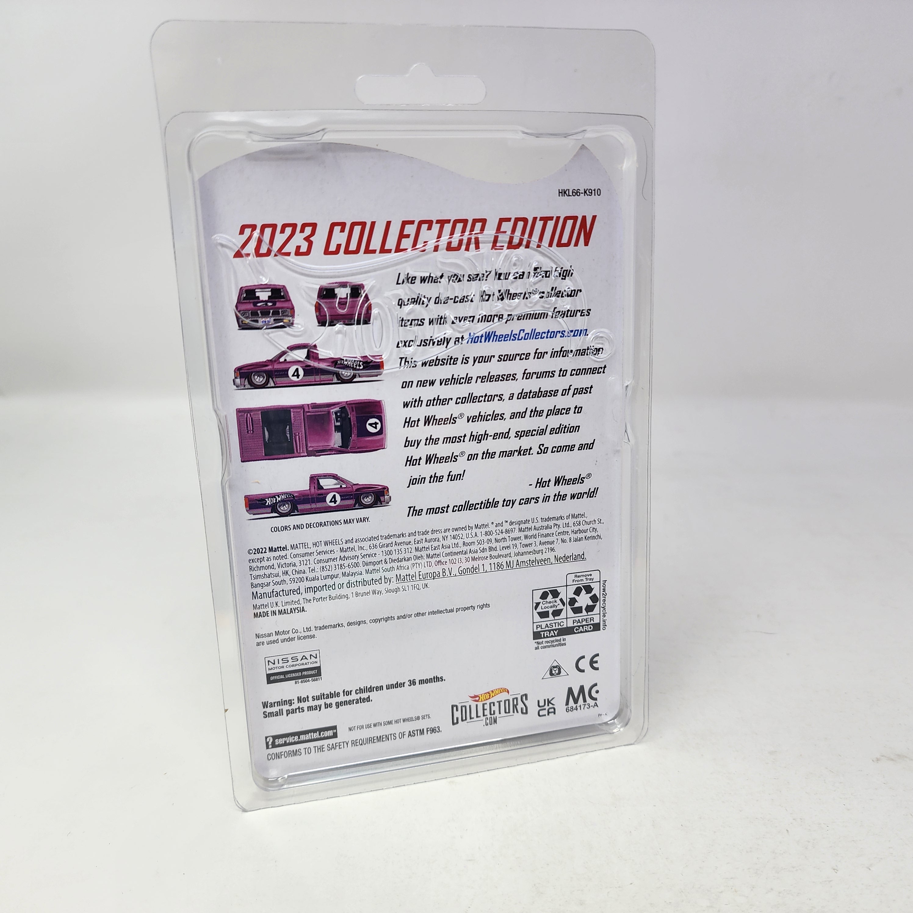 Custom '93 Nissan Hardbody D21 * Hot Wheels 2023 Collector Edition、mySite、hgirdovlk