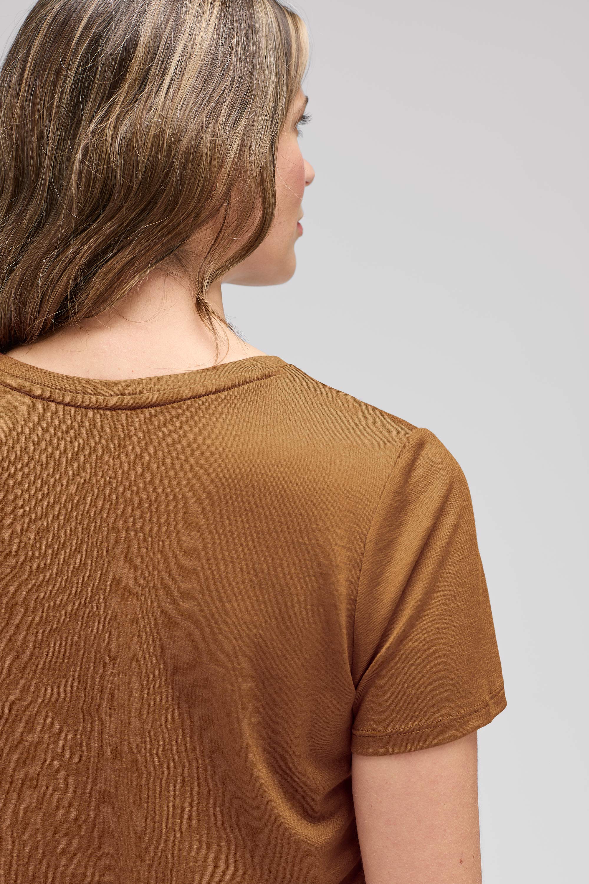 Women's Merino V-Neck T-Shirt、mySite、noshort