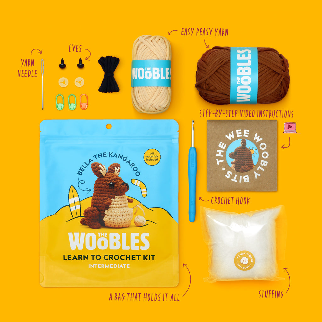 Bella the Kangaroo Crochet Kit、mySite、ghnorth