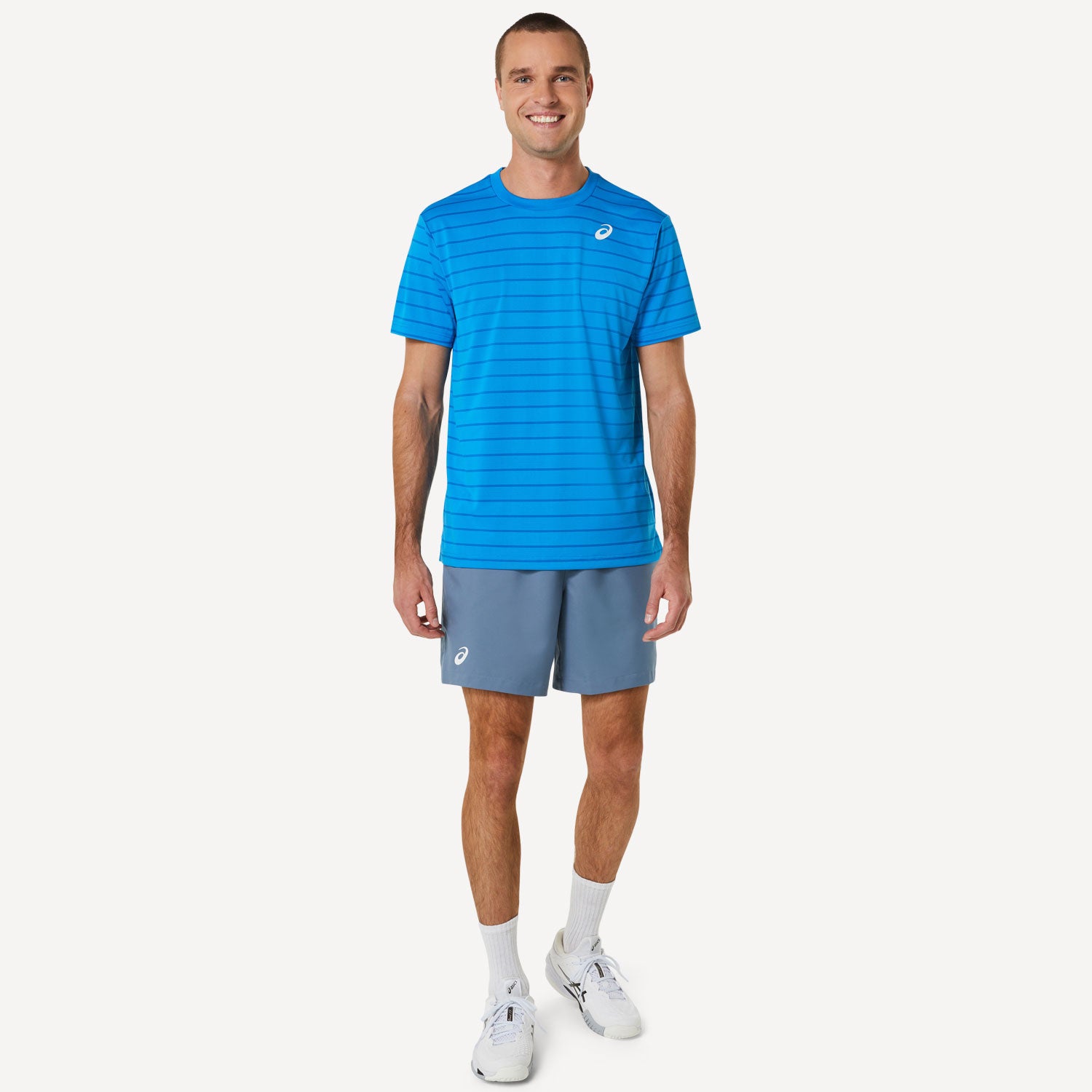 ASICS Court Men's Striped Tennis Shirt