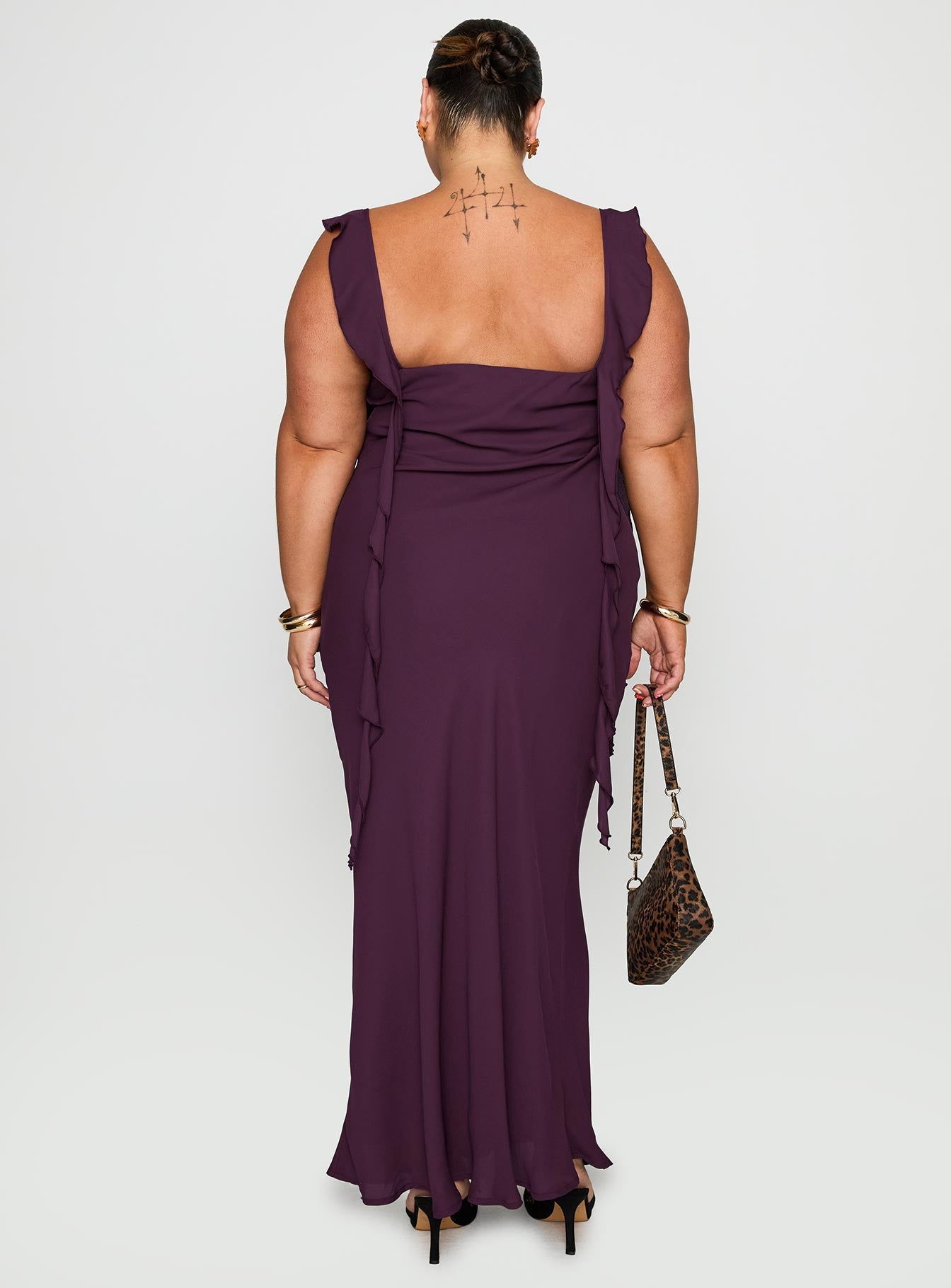Lanai Maxi Dress Plum Curve、mySite、solidvoid