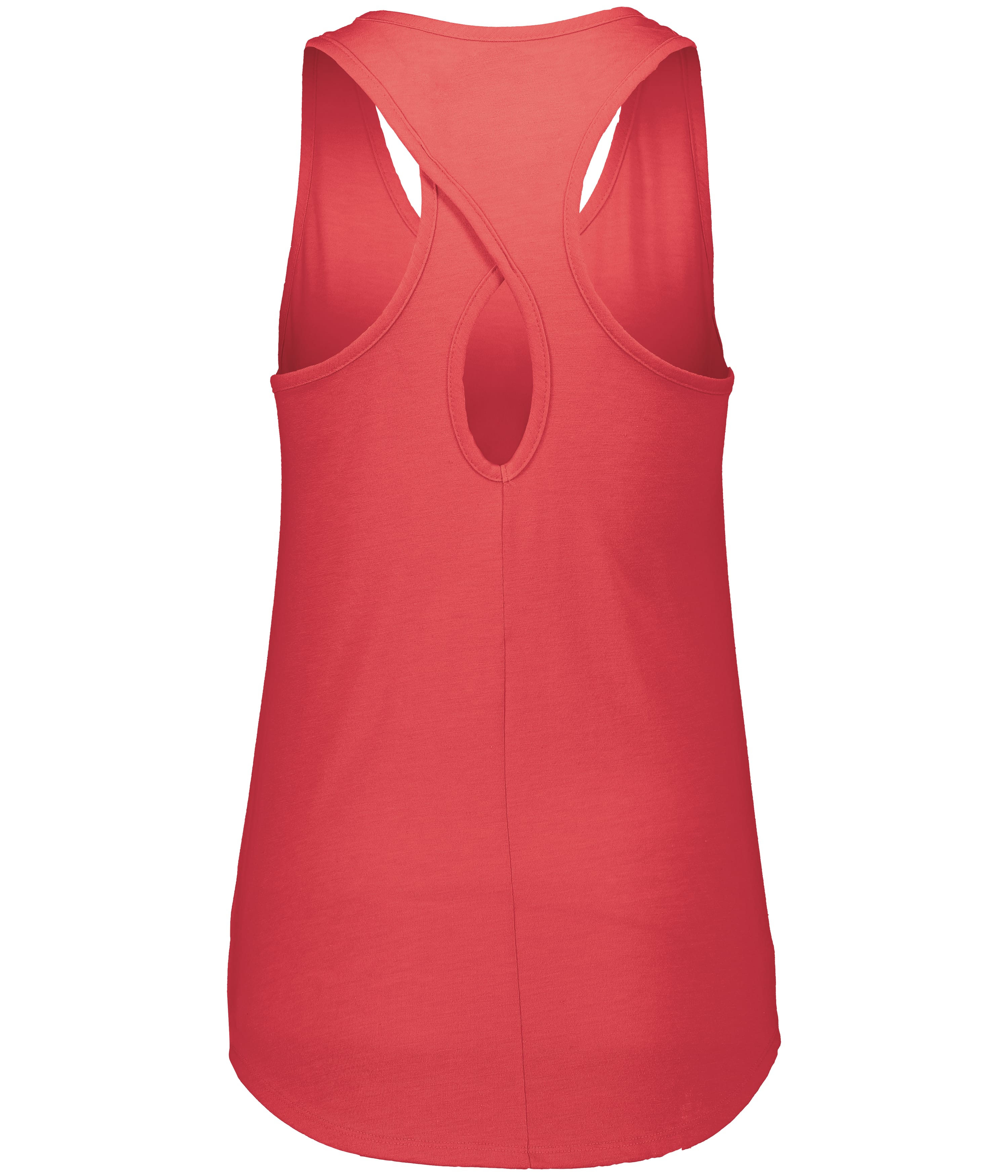 Augusta Women's Lux Tri-Blend Tank - Red Heather、mySite、noshort