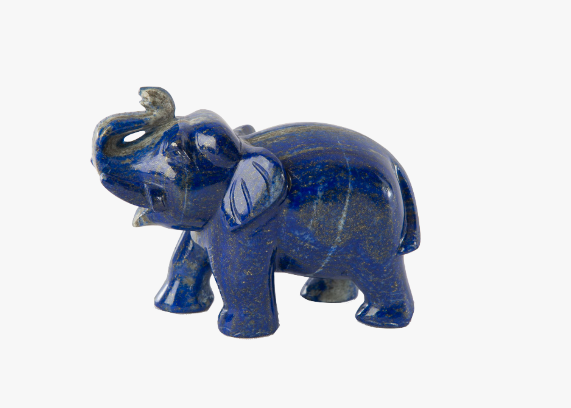 Elephant Statue - Lapis Lazuli (Small, 9cm)、mySite、topwebapps