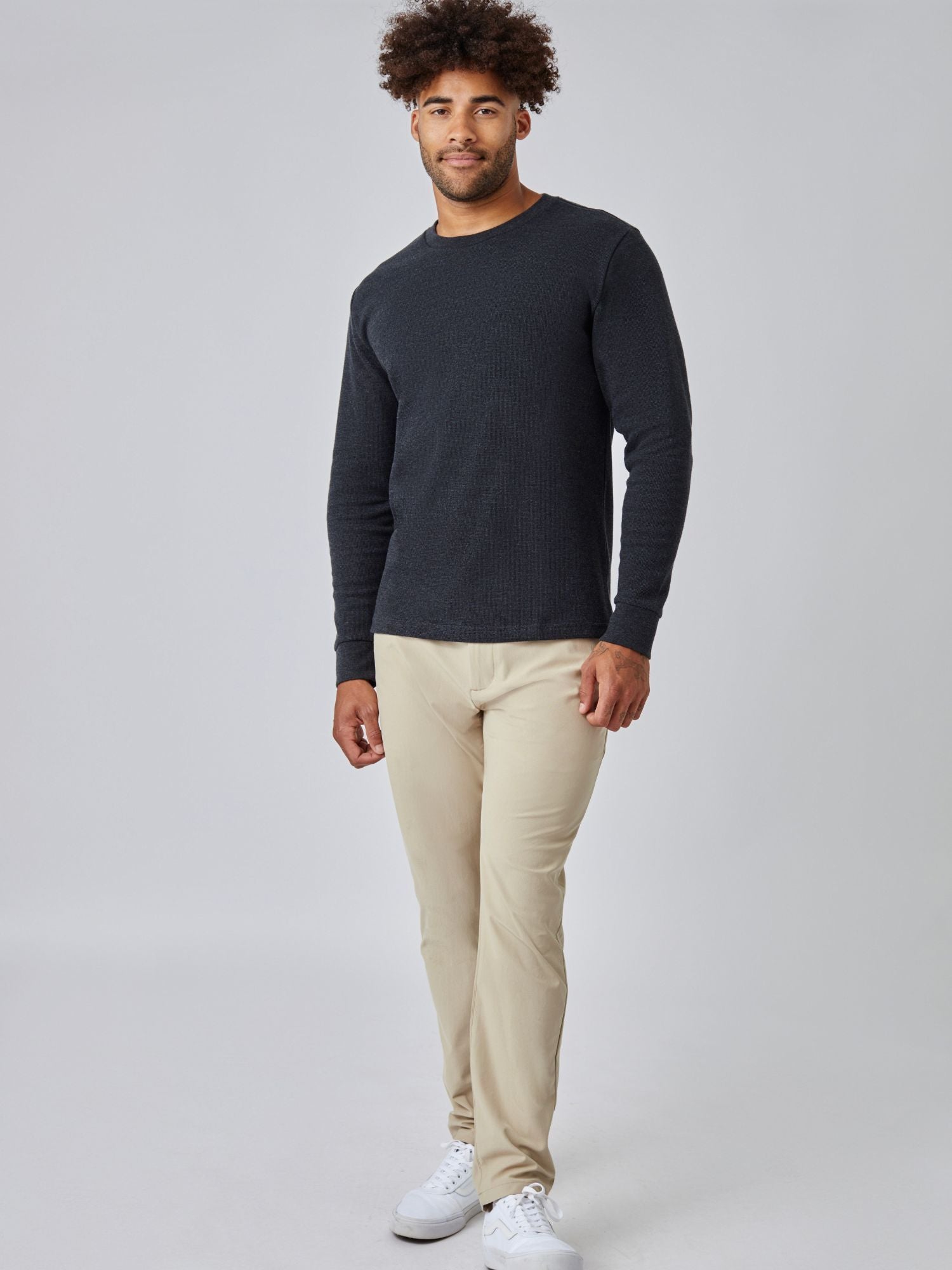  Charcoal Thermal Long Sleeve Crew、mySite、ghnorth