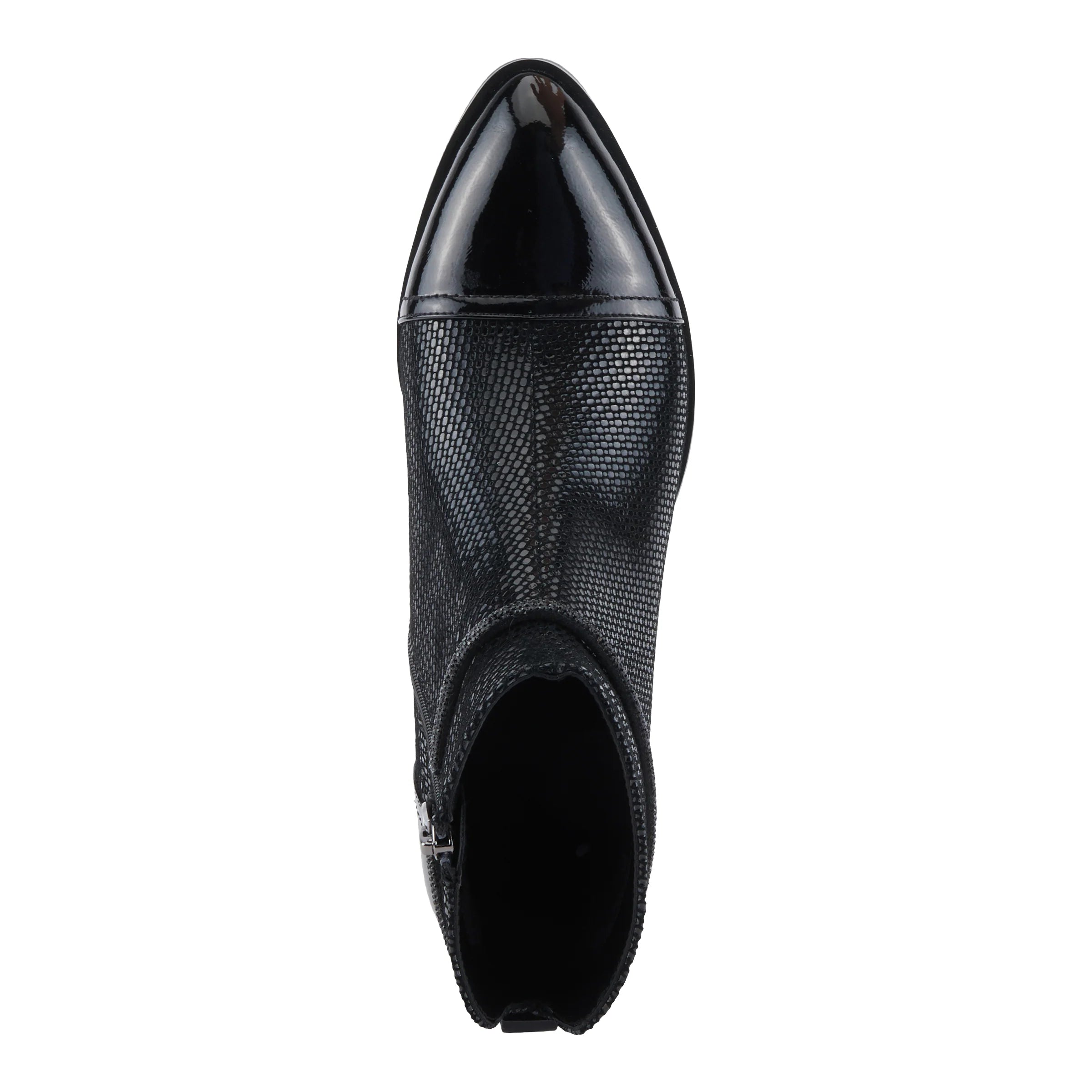  Azura by Spring Step Women's Shelbi Mid Calf Boot - Black Patent、mySite、preschool7hills