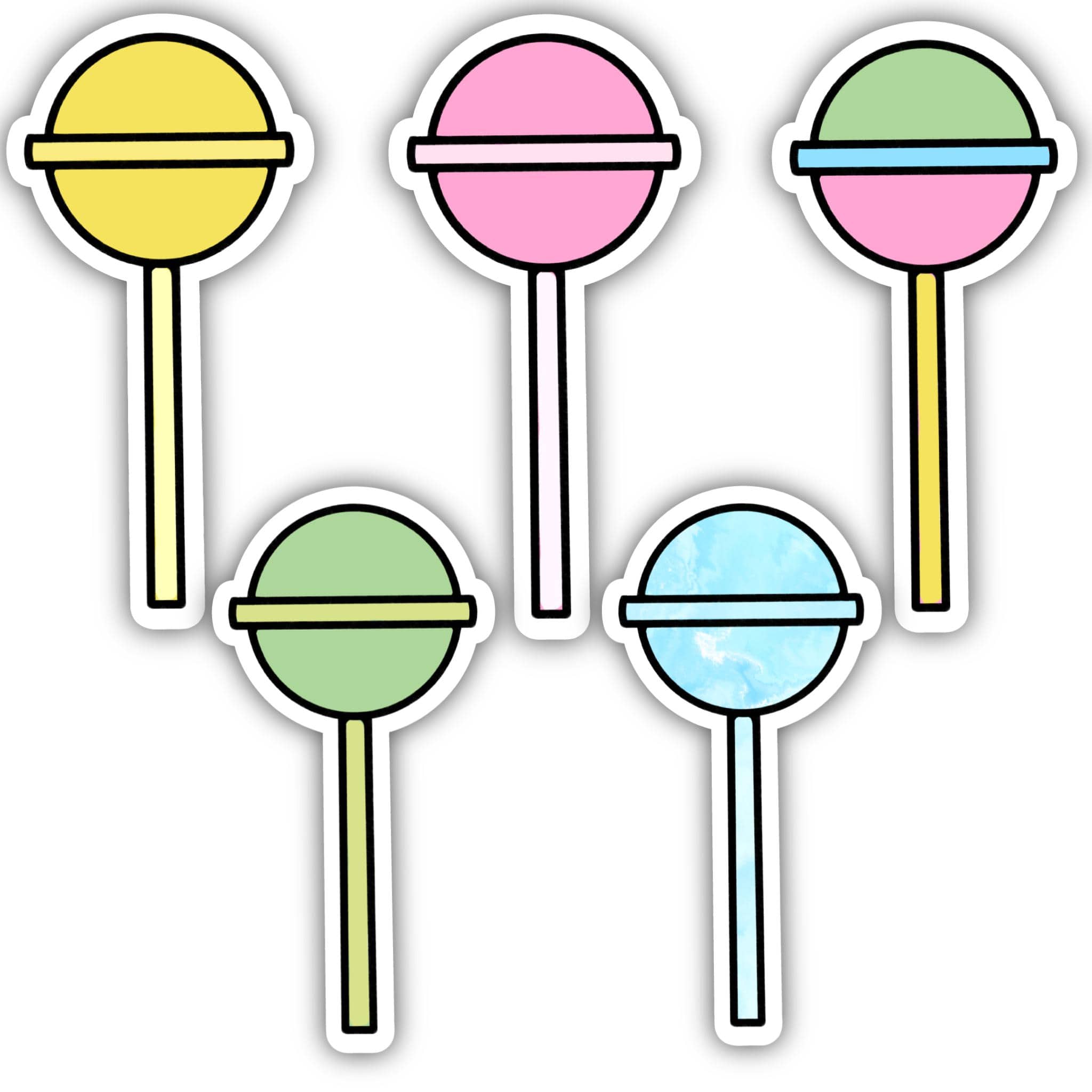  Sucker Aesthetic Sticker 5 Pack、mySite、elrpsem3k