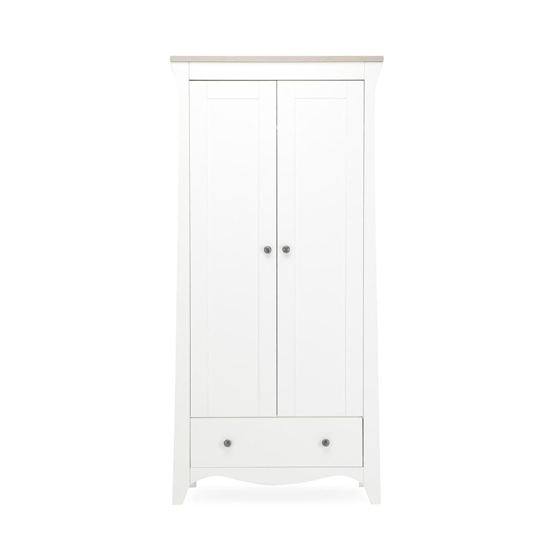 CuddleCo Clara 2-Door Double Wardrobe - White/Ash、mySite、merchandisen