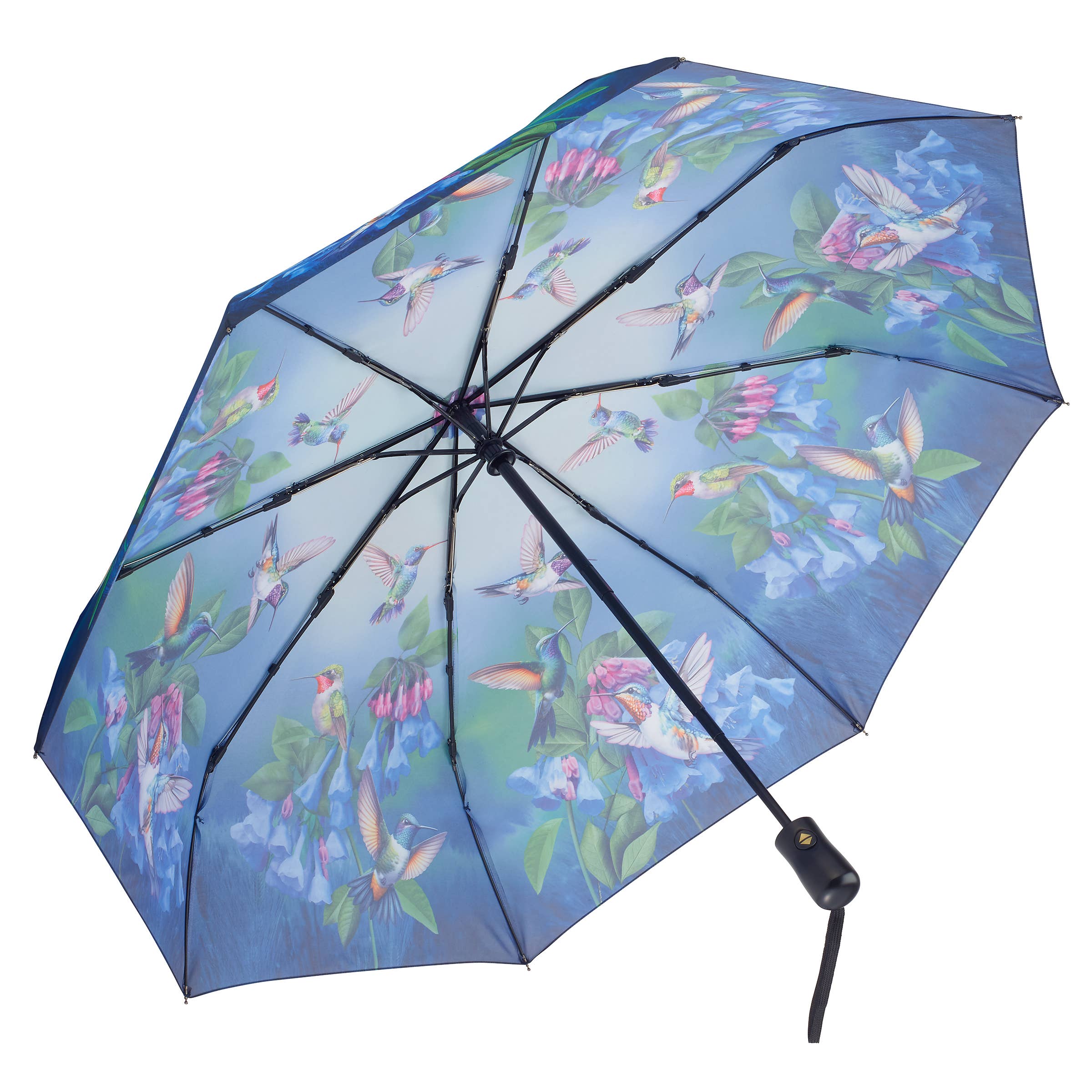 Hummingbirds and Bluebells Beautiful Umbrella、mySite、g9winljtr