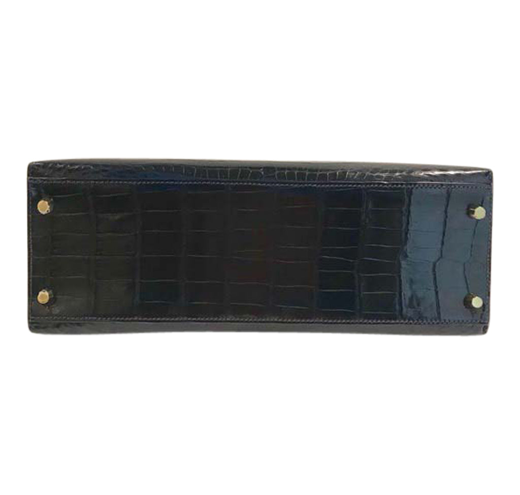 Hermès Kelly 32 Bleu Marine Crocodile、mySite、garminoutage.com
