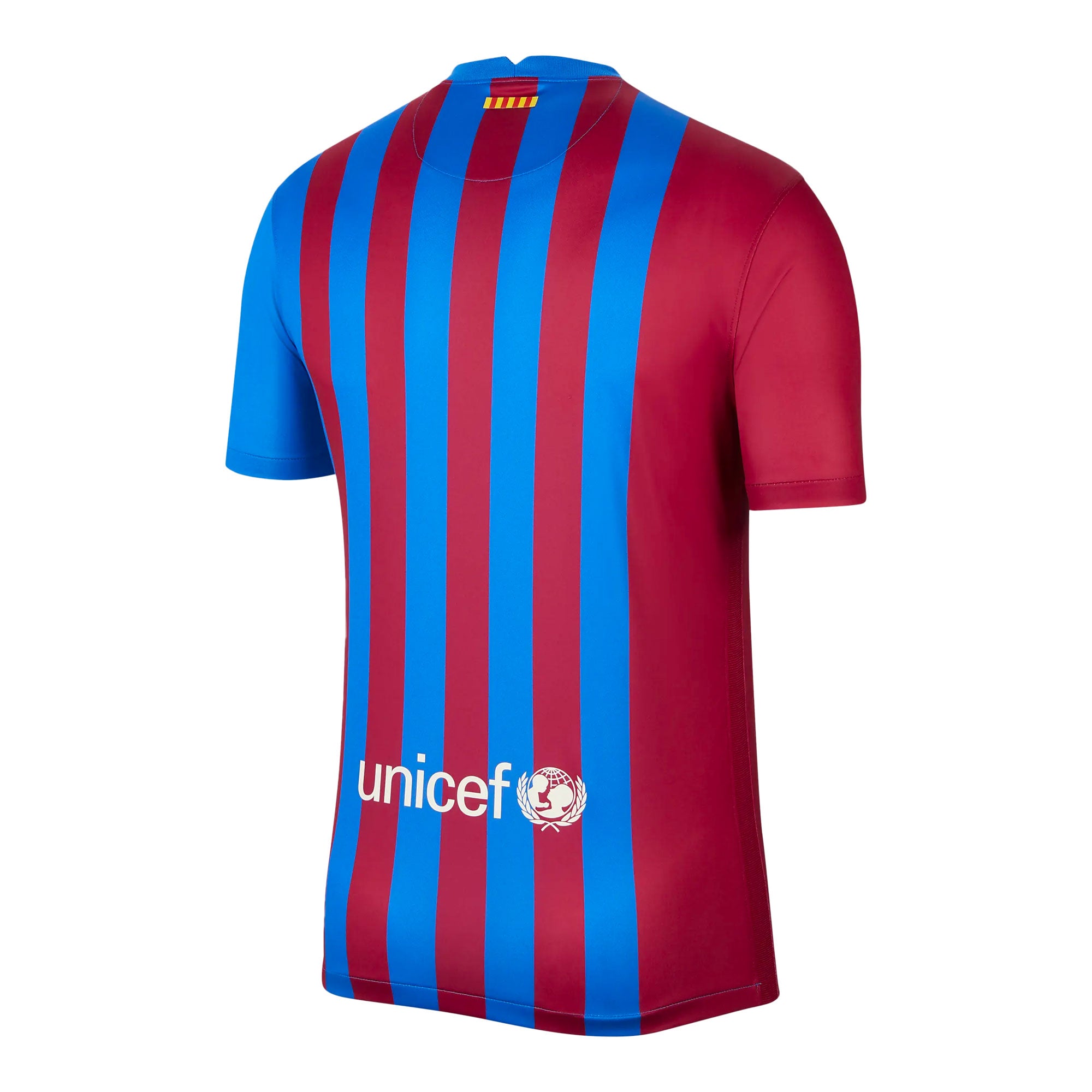 Nike Men's FC Barcelona 2021/22 Home Jersey Soar/Pale Ivory、mySite、noshort