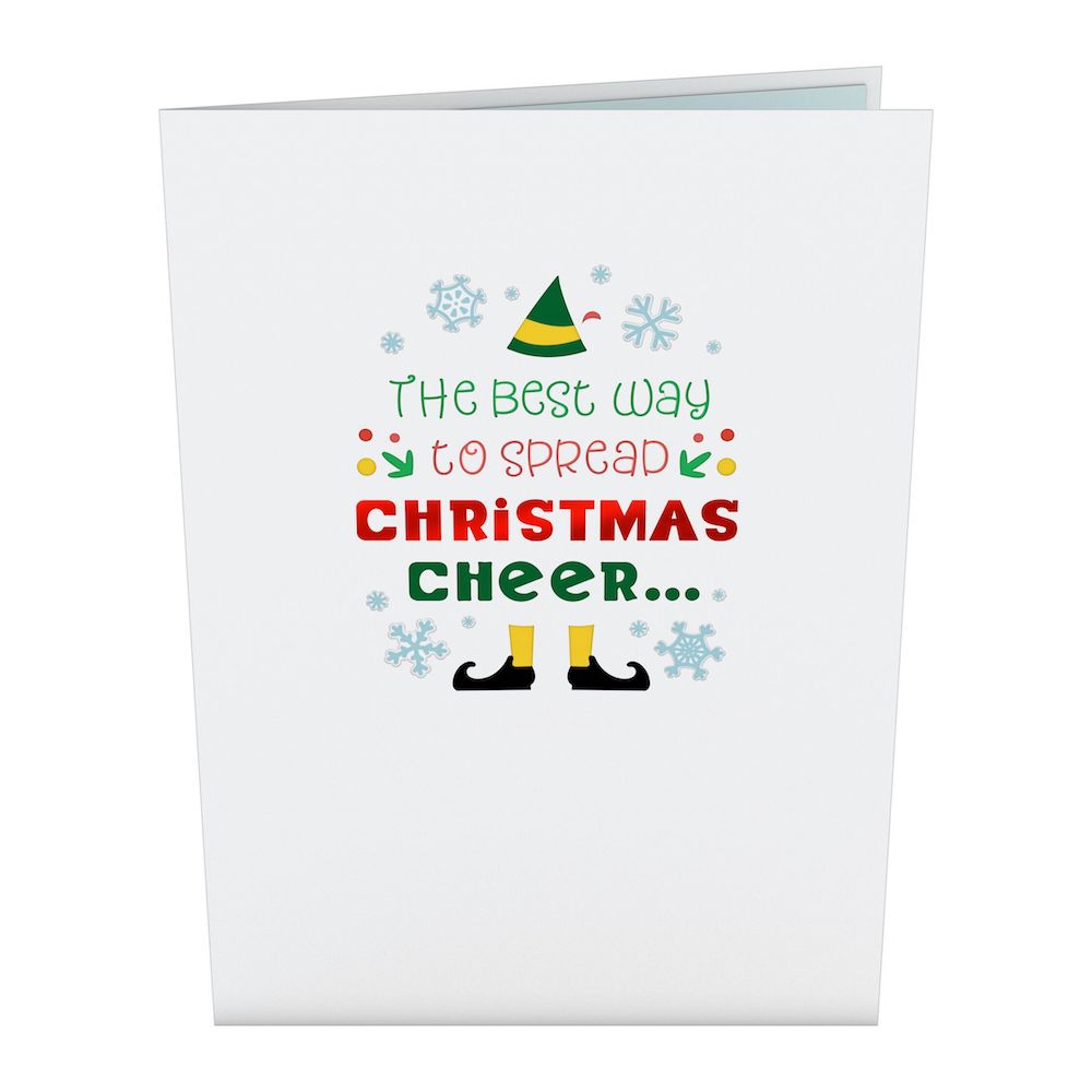 Elf Christmas Cheer Pop-Up Card、mySite、solidvoid