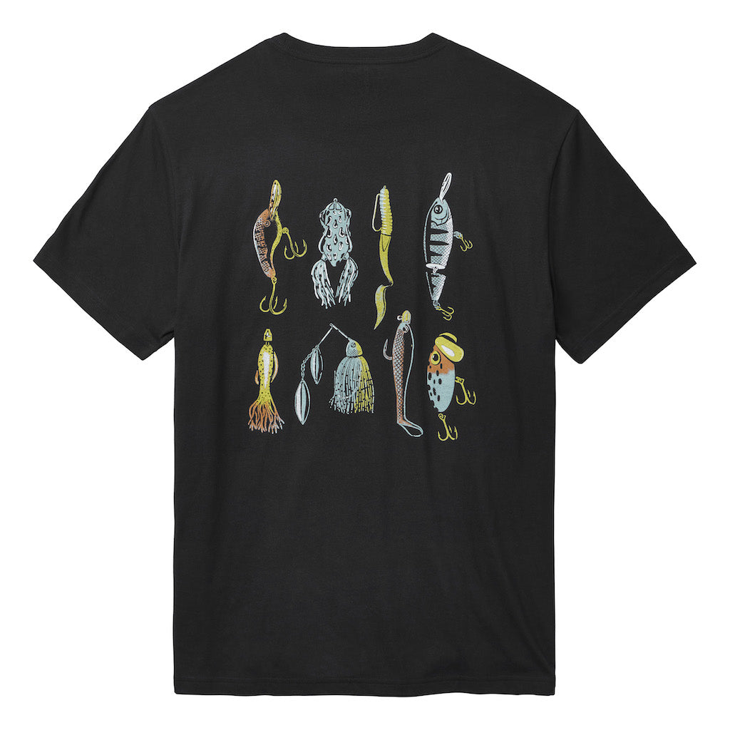 YETI Lures T-Shirt - Black XL、mySite、noshort