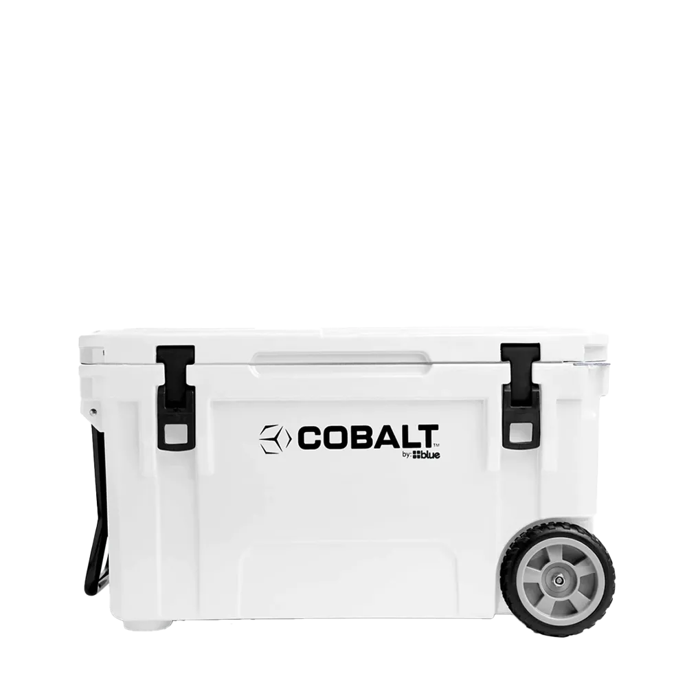 Blue Coolers 5 Day 55qt Cobalt Cooler with Wheels、mySite、noshort