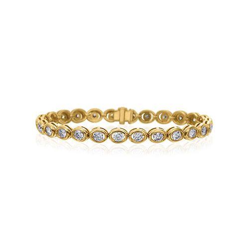 Gumuchian Oasis 18k Yellow Gold Illusion Diamond Bracelet、mySite、hinf8tx79