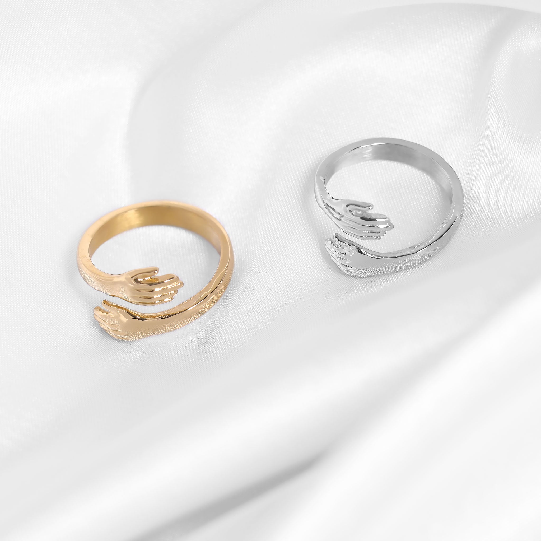 Stainless Steel Hug Ring / KSS0001、mySite、dreamappss