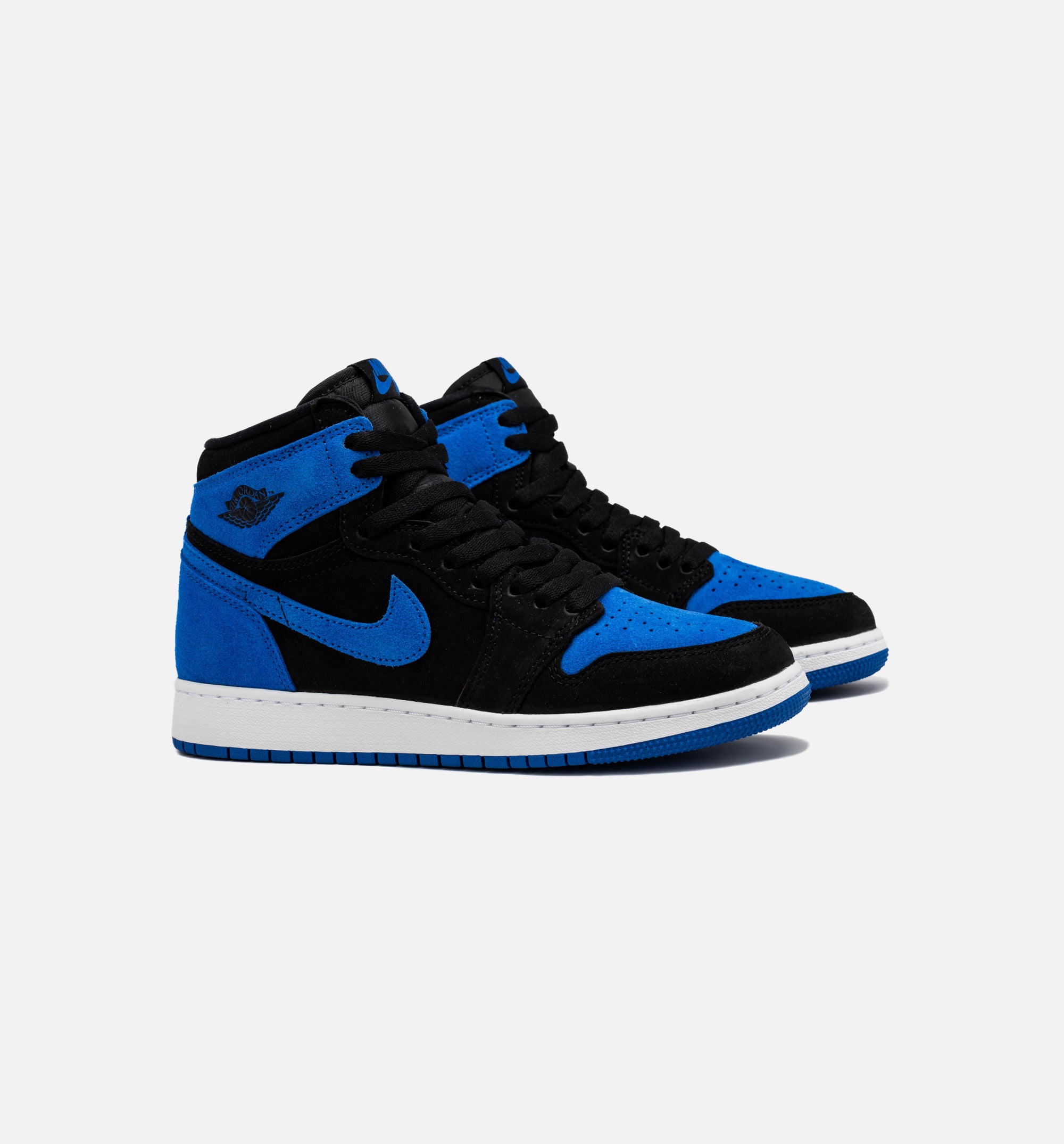 Air Jordan 1 Retro High OG Royal Reimagined Grade School Lifestyle Shoe - Black/Royal Blue/White Free Shipping、mySite、dreamappss