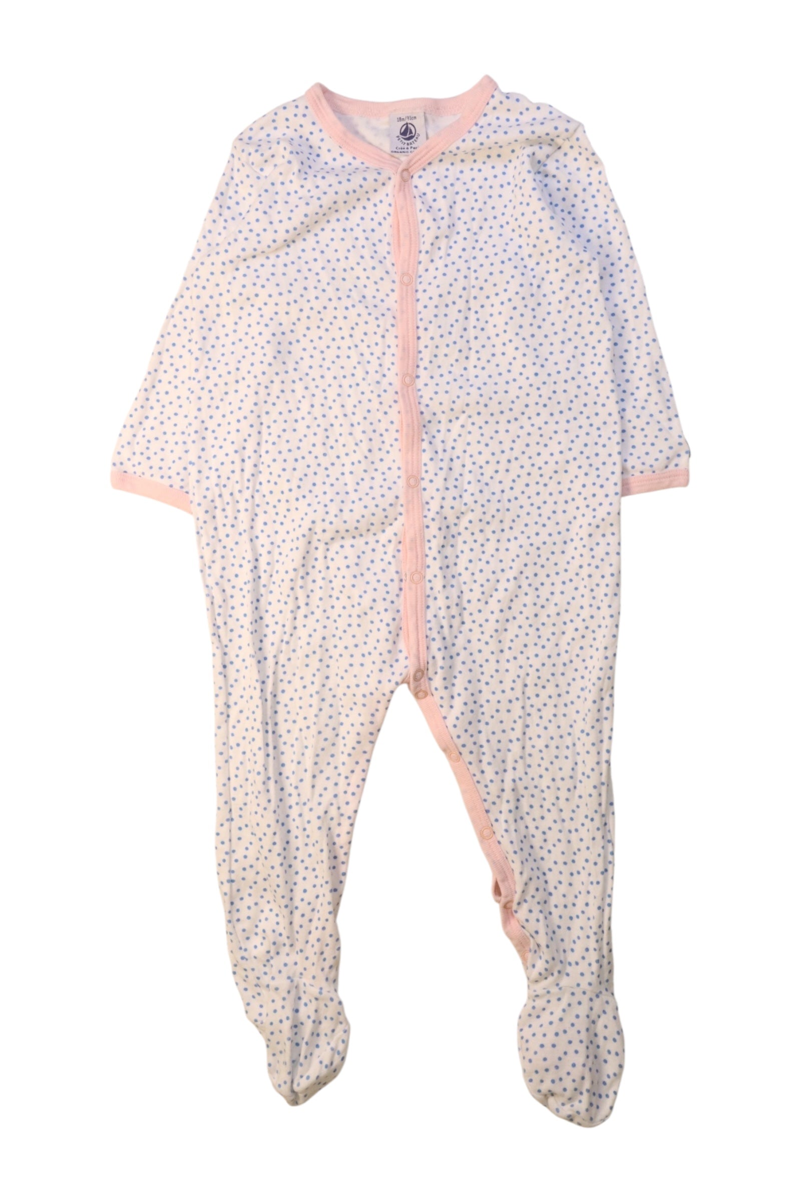 Petit Bateau Footed Onesie 12-18M、mySite、g9winljtr