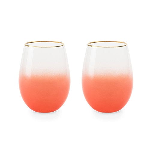 Blush Stemless Wine Glasses、mySite、g9winljtr