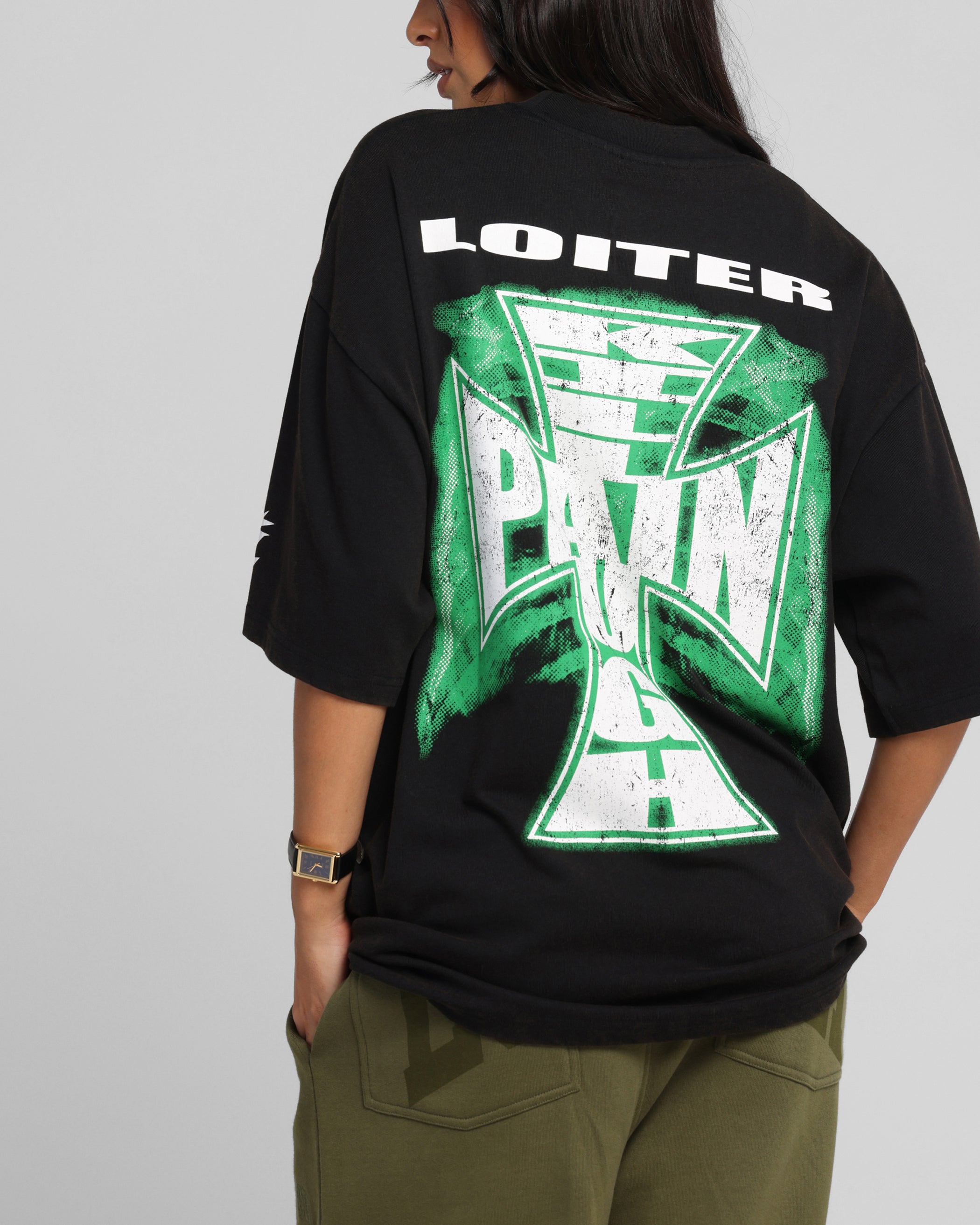 Loiter Liberty Vintage T-Shirt Vintage Black、mySite、zt4zffjzw