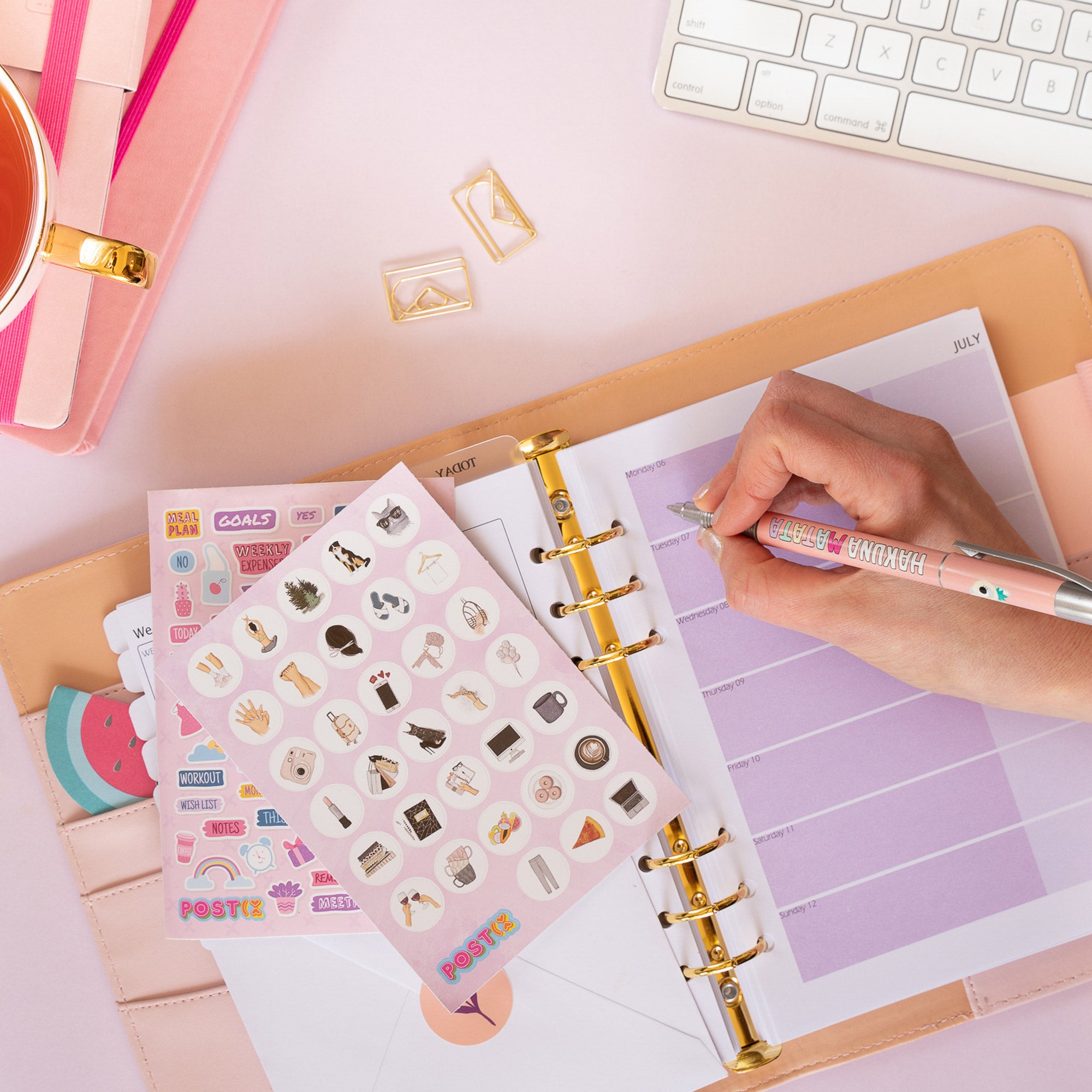  Busy Lady Sticker Sheet、mySite、ghnorth