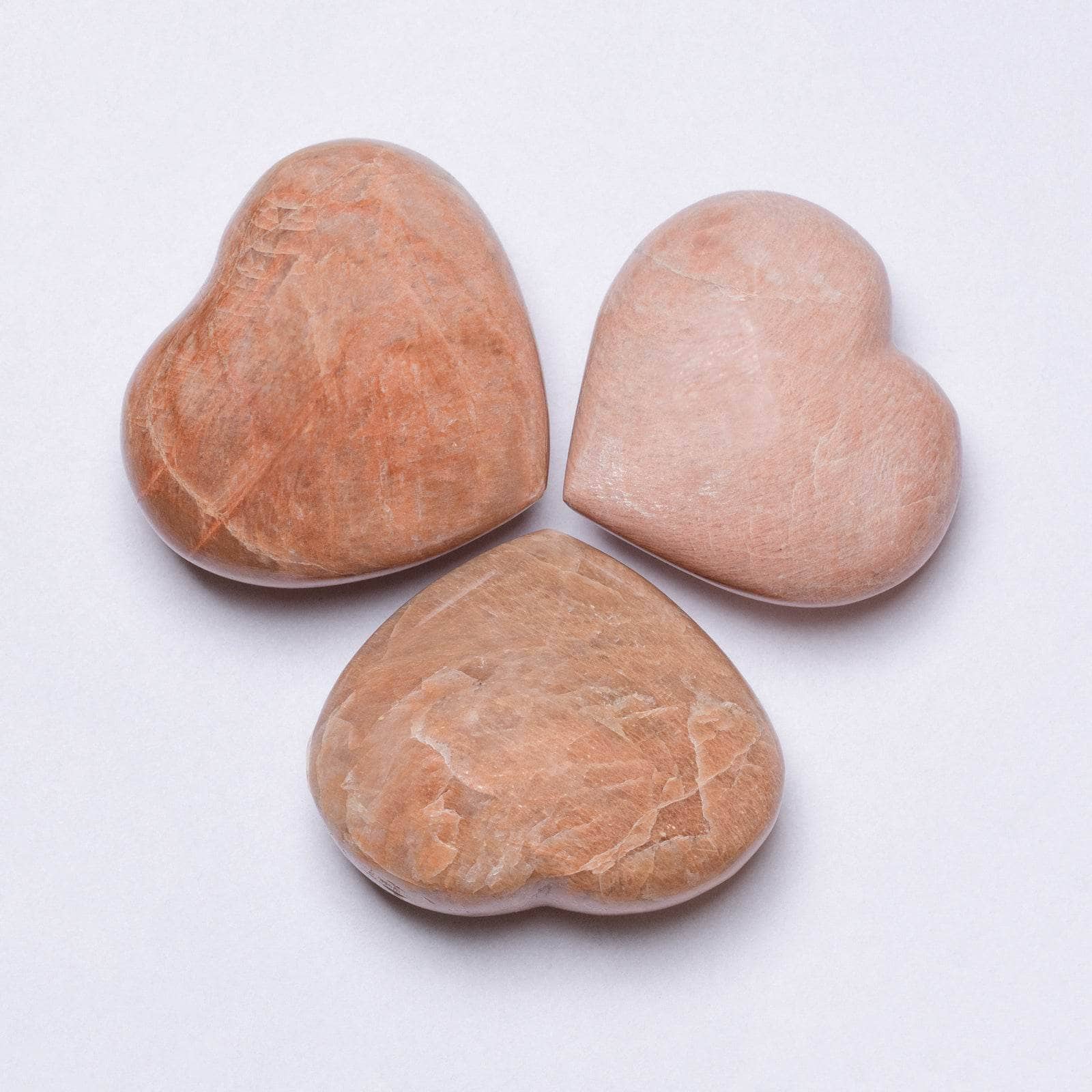 Peach Moonstone Hearts - AAA Premium Quality、mySite、hinf8tx79