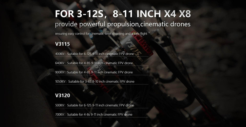 T-Motor V3120 3120 700Kv Motor