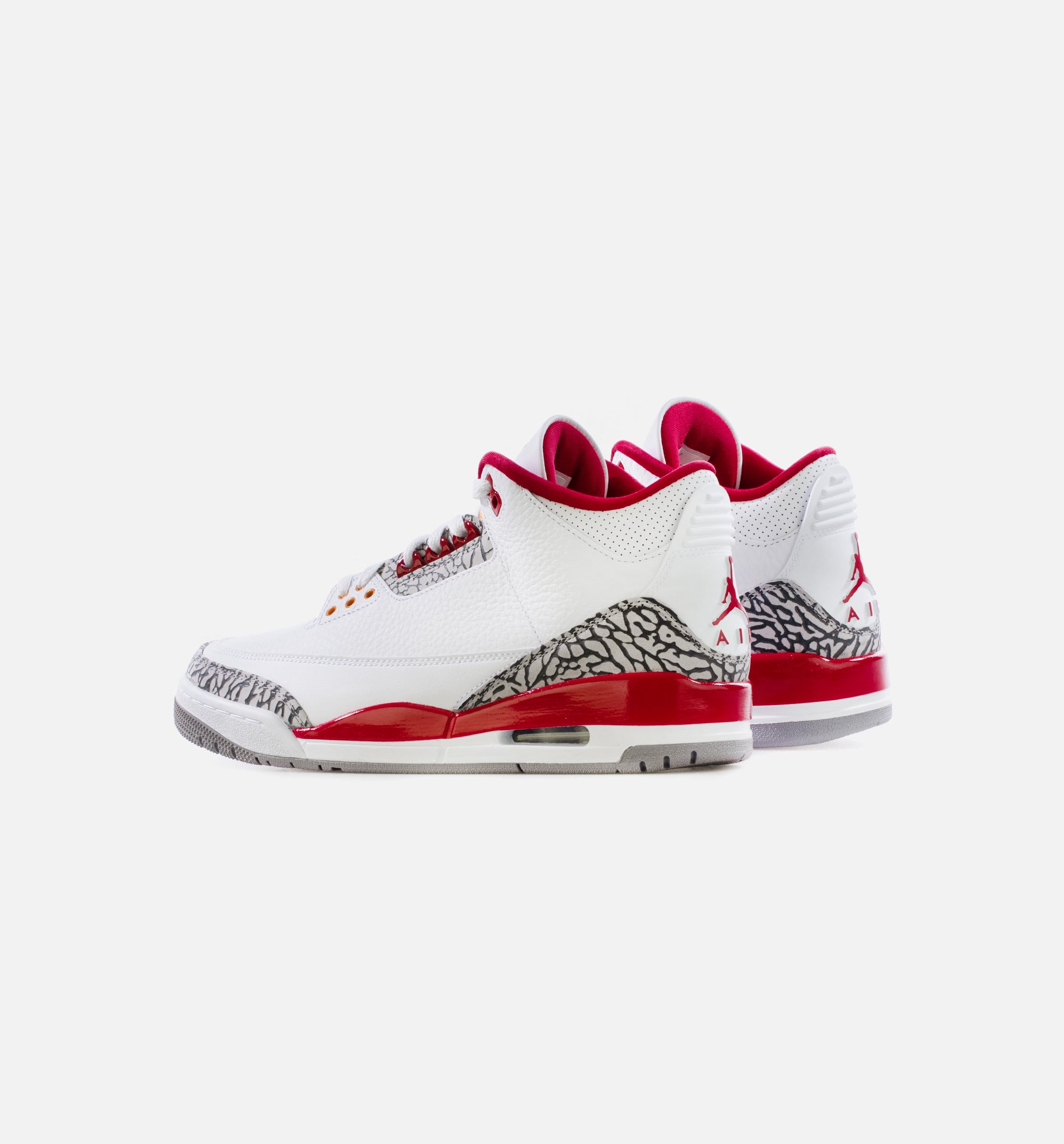 Air Jordan 3 Retro Cardinal Red Mens Lifestyle Shoe - White/Light Curry/Cardinal Red Limit One Per Customer、mySite、dreamappss