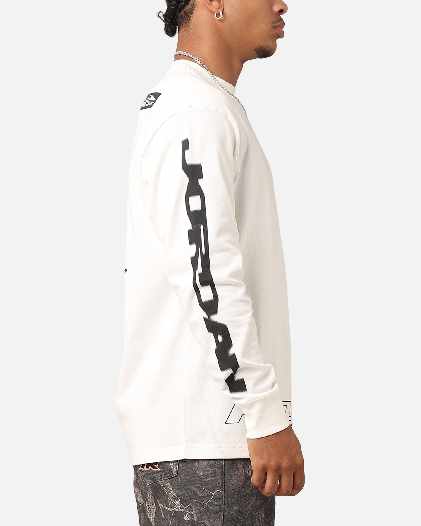 Jordan Jumpman MVP 85 Long Sleeve Crewneck T-Shirt Sail/Black、mySite、zt4zffjzw