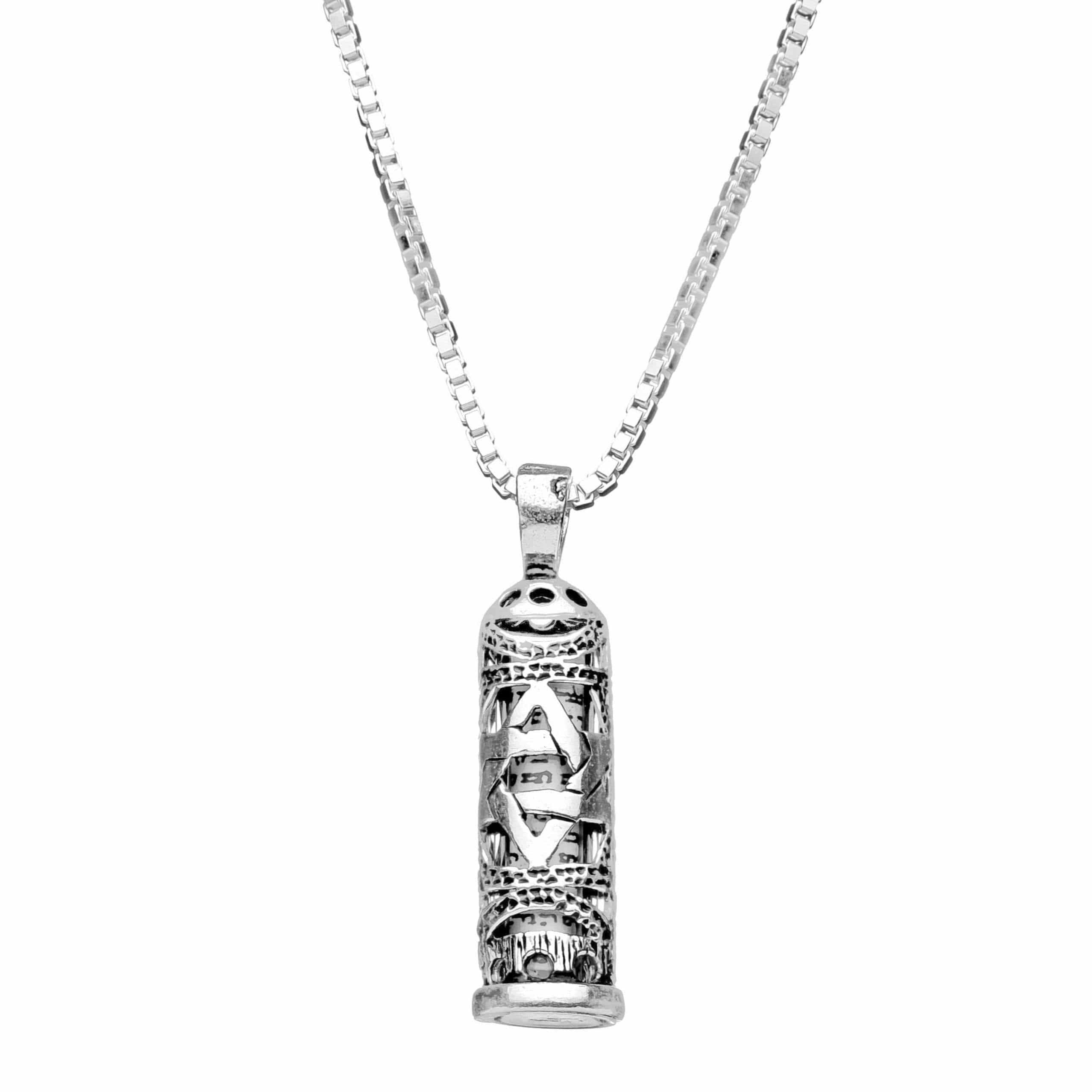 Star of David Mezuzah Necklace - Sterling Silver、mySite、topwebapps