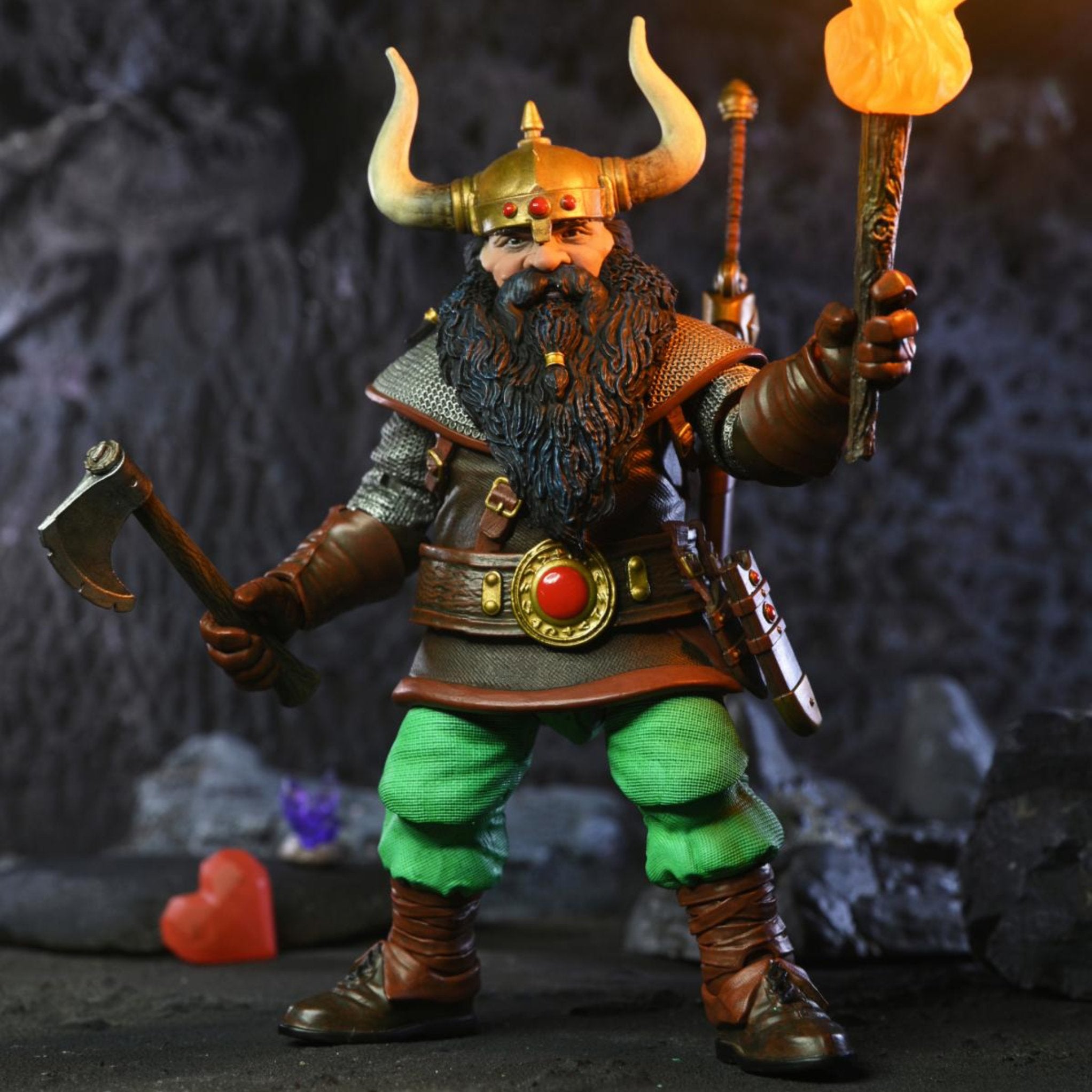 NECA Dungeons & Dragons Ultimate Elkhorn the Good Dwarf Fighter、mySite、hgirdovlk