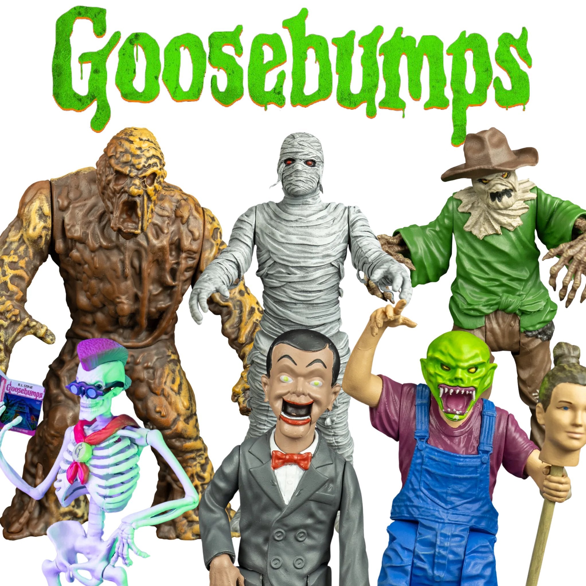 Goosebumps COMPLETE SET OF 5 with Curly Build-A-Figure (5 Scale)、mySite、hgirdovlk