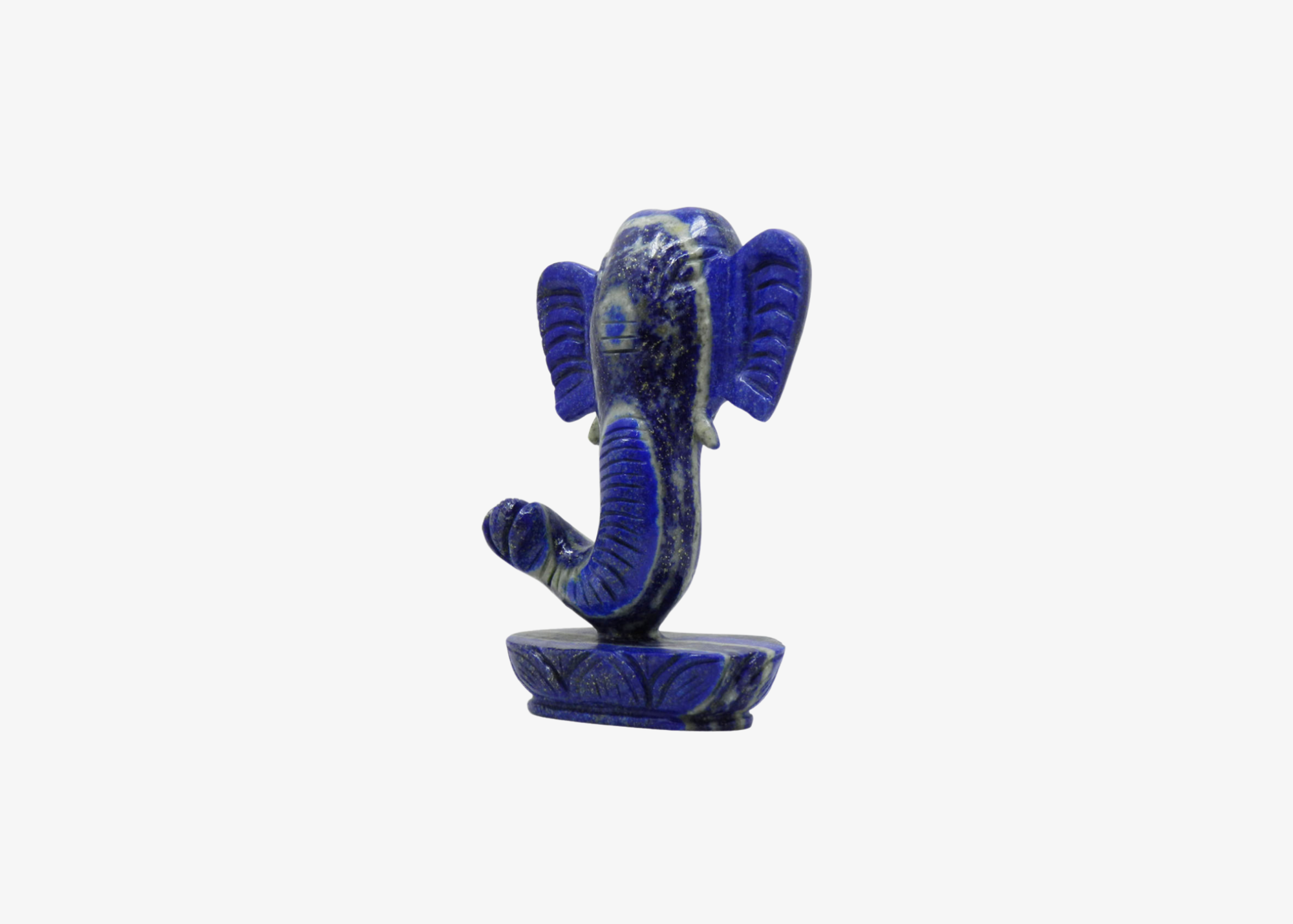 Ganesha Statue - Lapis Lazuli (Small, 12.5 cm)、mySite、topwebapps