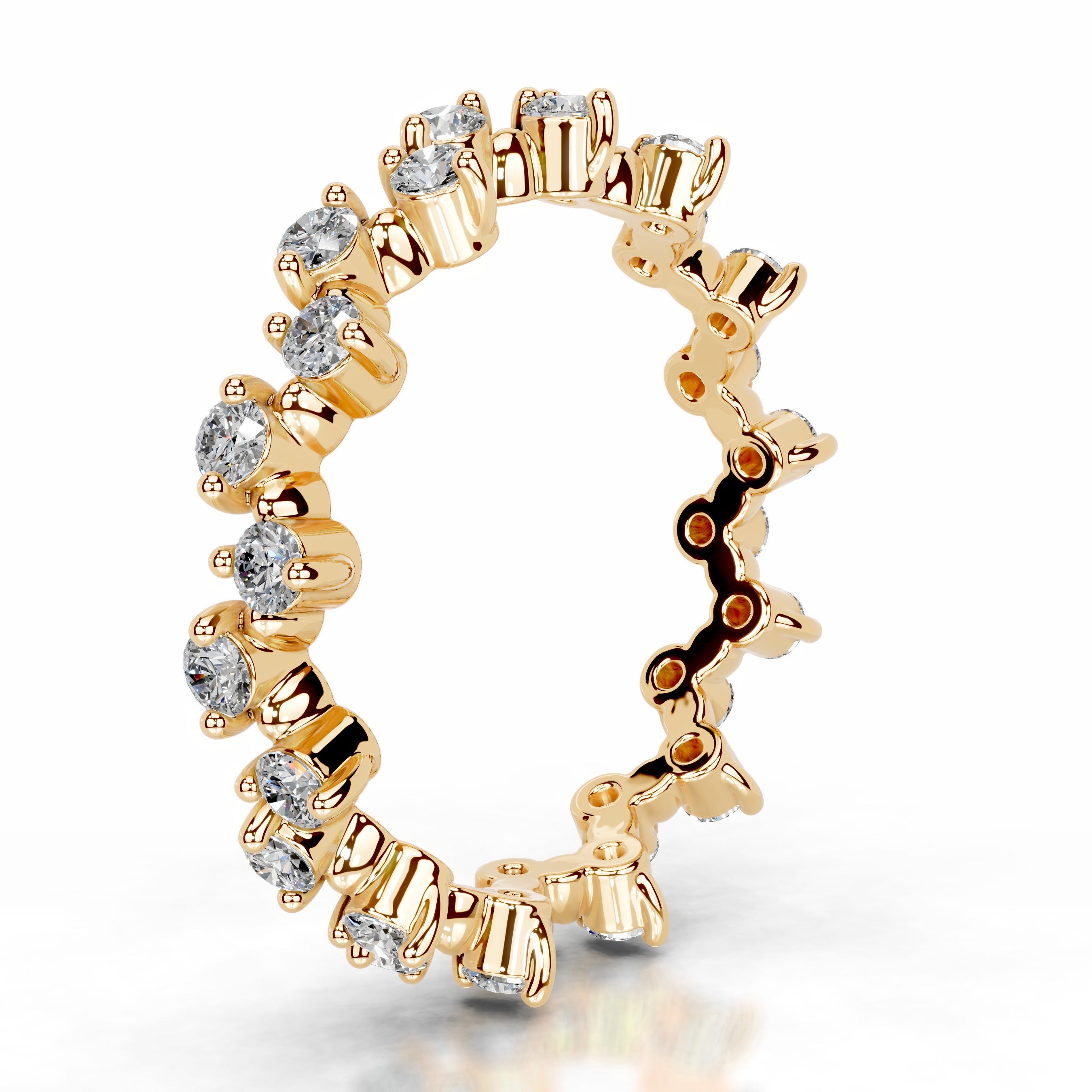 Wren Diamond Wedding band - 18K Yellow Gold、mySite、hinf8tx79