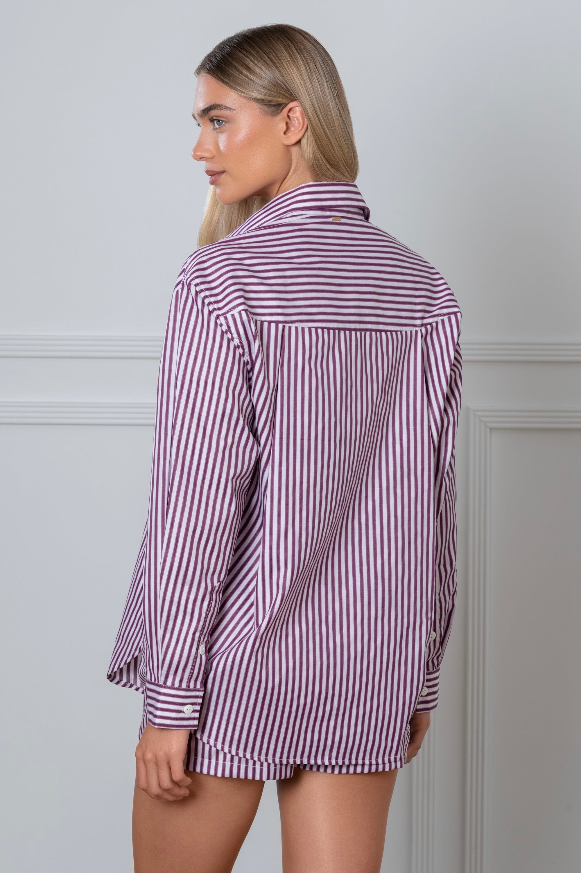 Striped Shirt Plum、mySite、bengalsvssteelers
