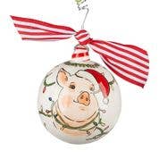 Pig Christmas Ornament-GA Artist Created Cute Piggy、mySite、g9winljtr