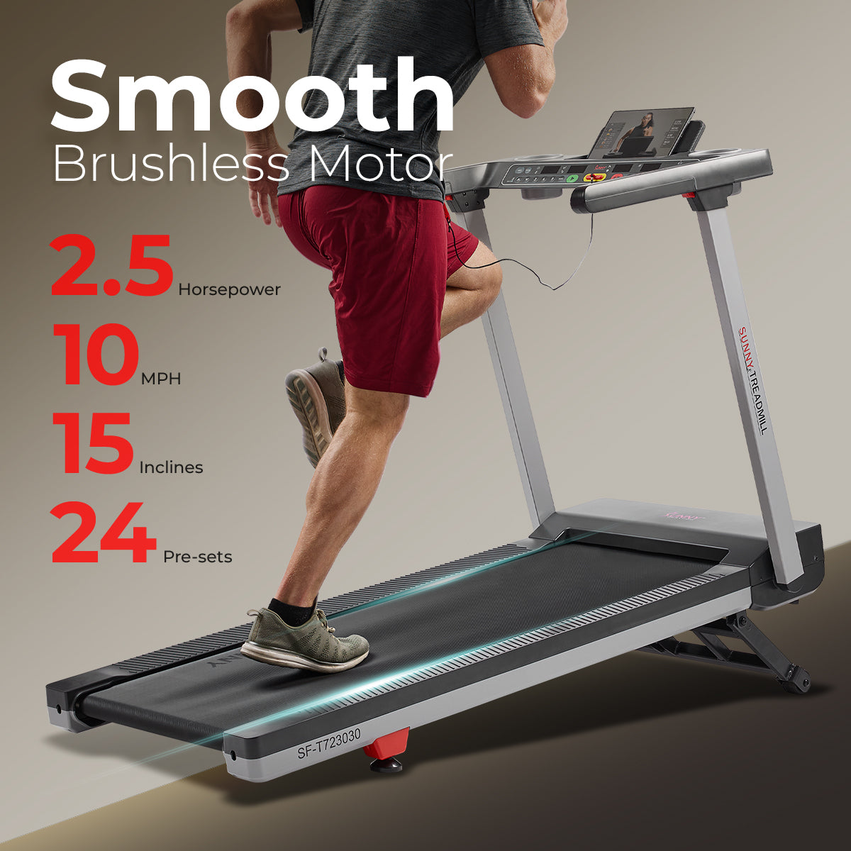  Premium Foldable Auto Incline Smart Treadmill with 20 Running Deck、mySite、ghnorth