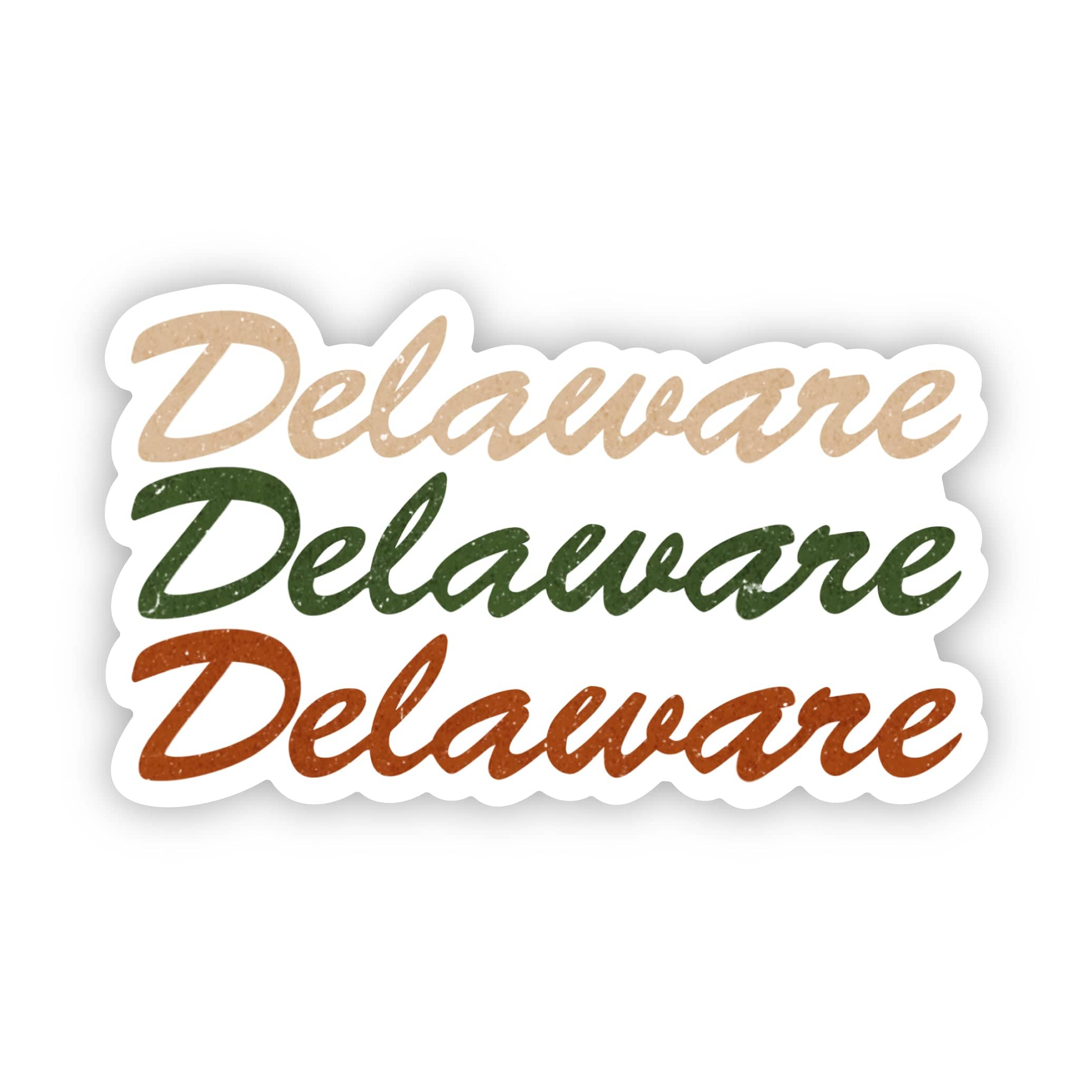 Delaware Text Sticker、mySite、ghnorth