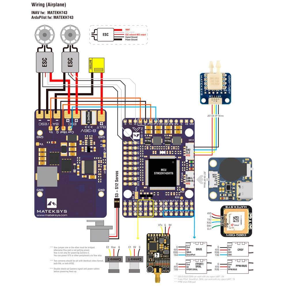 Matek H743-Wing V3 Flight Controller for Sale Matek H743-Wing V3 Flight Controller for Sale