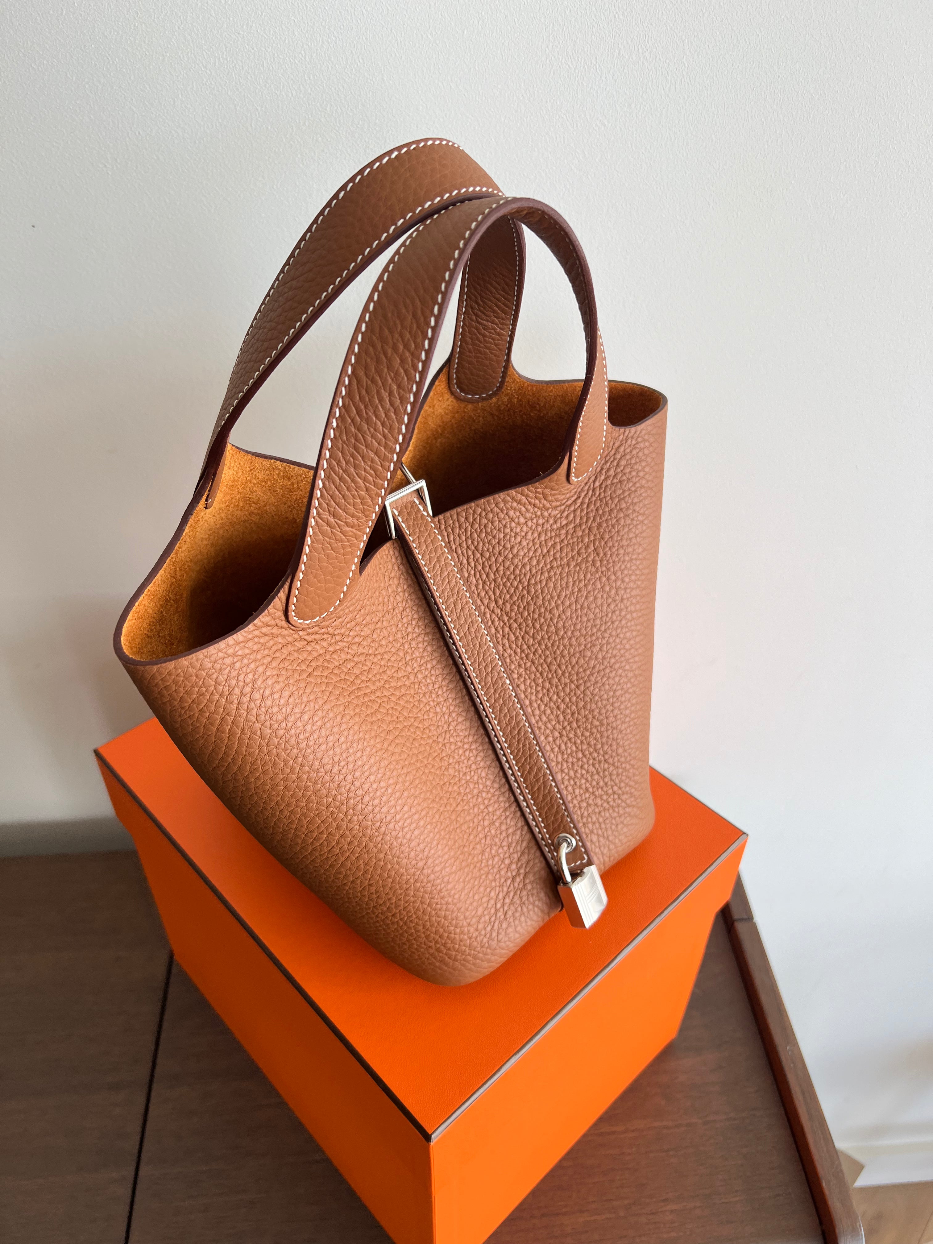 Hermès Picotin 18cm Gold Clemence PHW、mySite、garminoutage.com