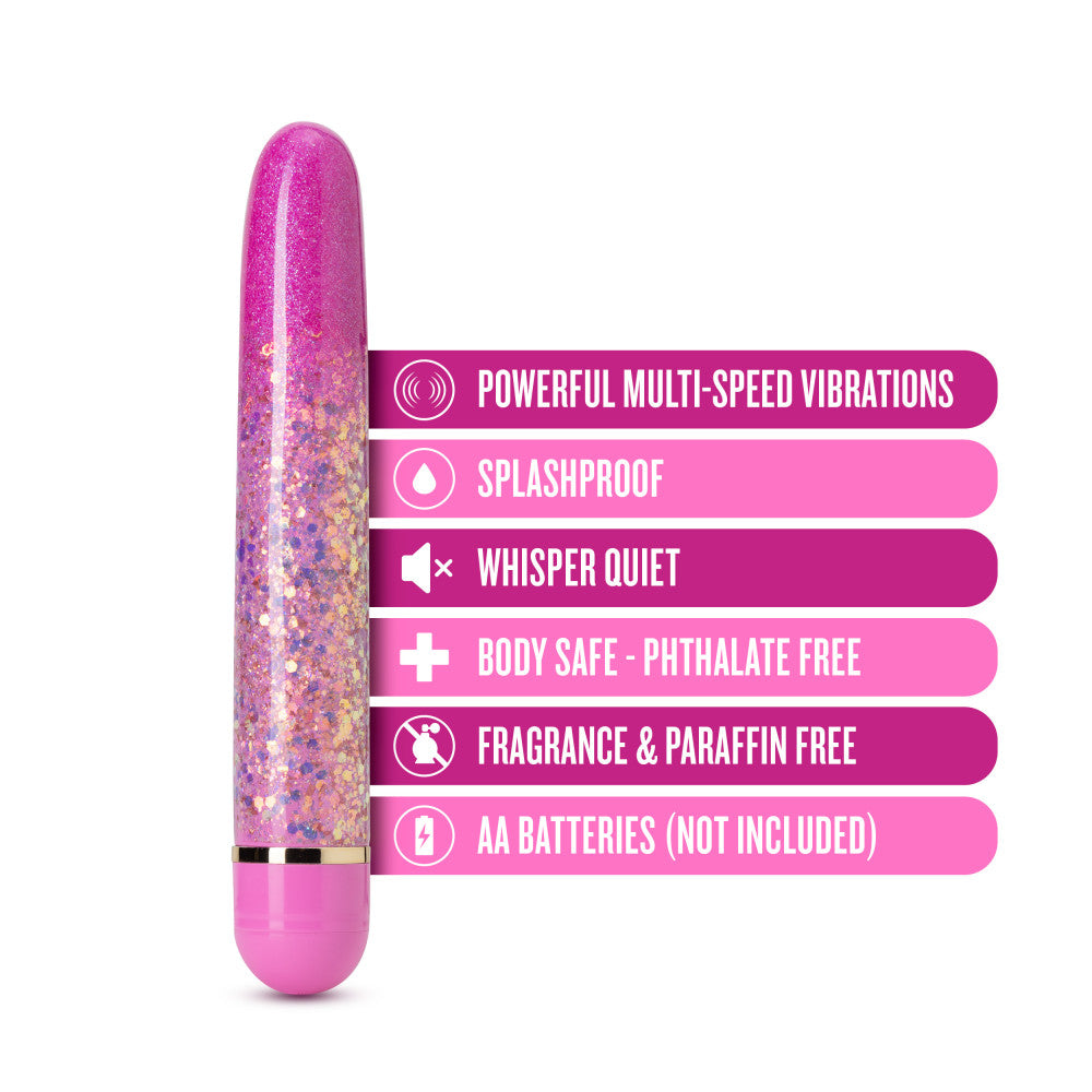 The Collection By Blush® | Celestial Pink 7-Inch Vibrator、mySite、bottomscart