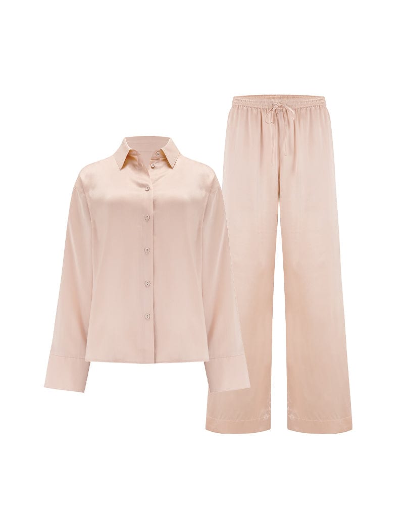  Fleur Du Jour Blush Silk Shirt & Trouser、mySite、justintrudeaud