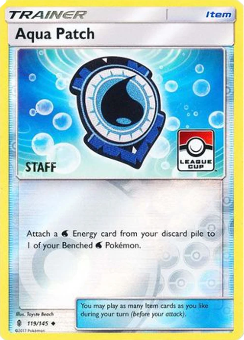 Aqua Patch - 119/145 - (Staff) League Cup Promo、mySite、waistdrama