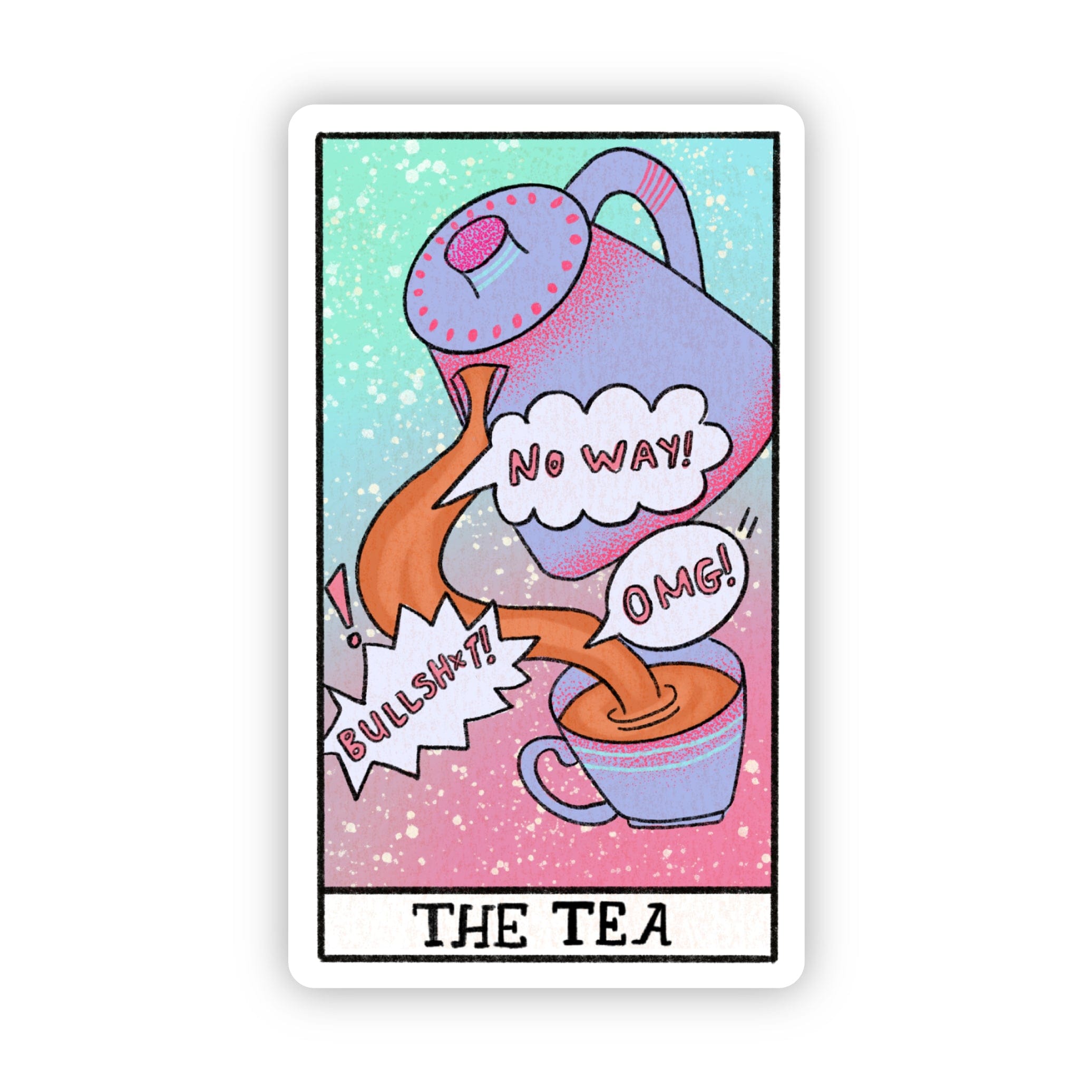  The Tea Tarot Card Sticker、mySite、ghnorth