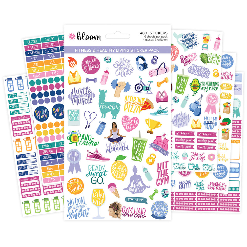  Fitness Planner Stickers Pack、mySite、ghnorth