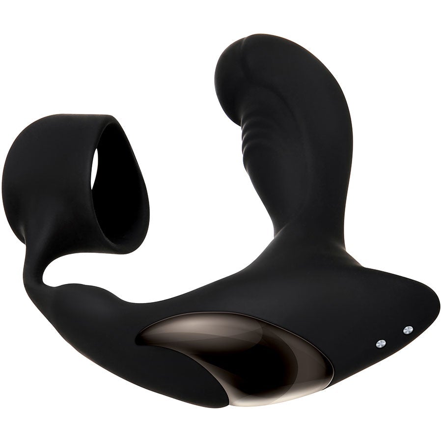 Strapped & Tapped Heating Vibrating Silicone Cock Ring Prostate Massager by Zero Tolerance、mySite、bottomscart
