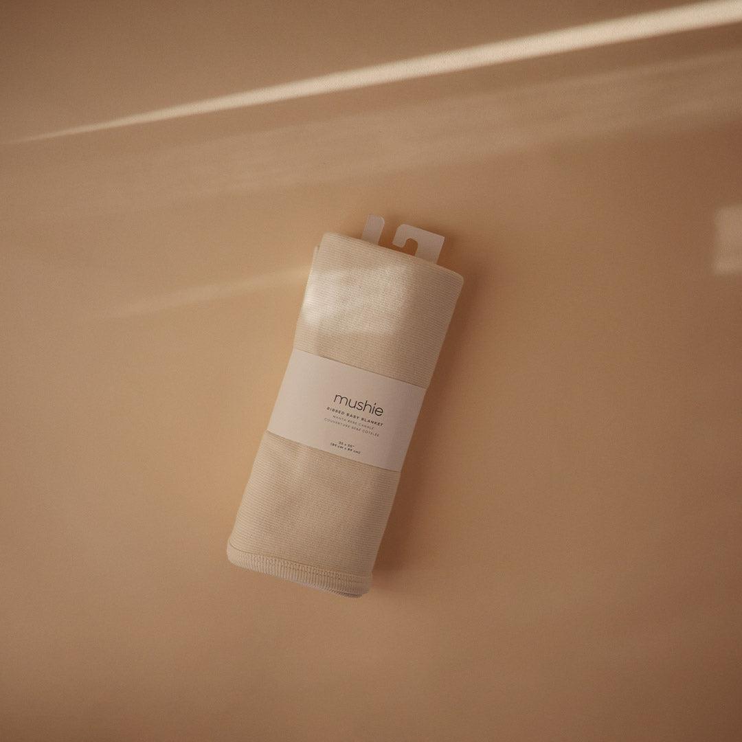  Mushie Ribbed Baby Blanket - Ivory、mySite、merchandisen